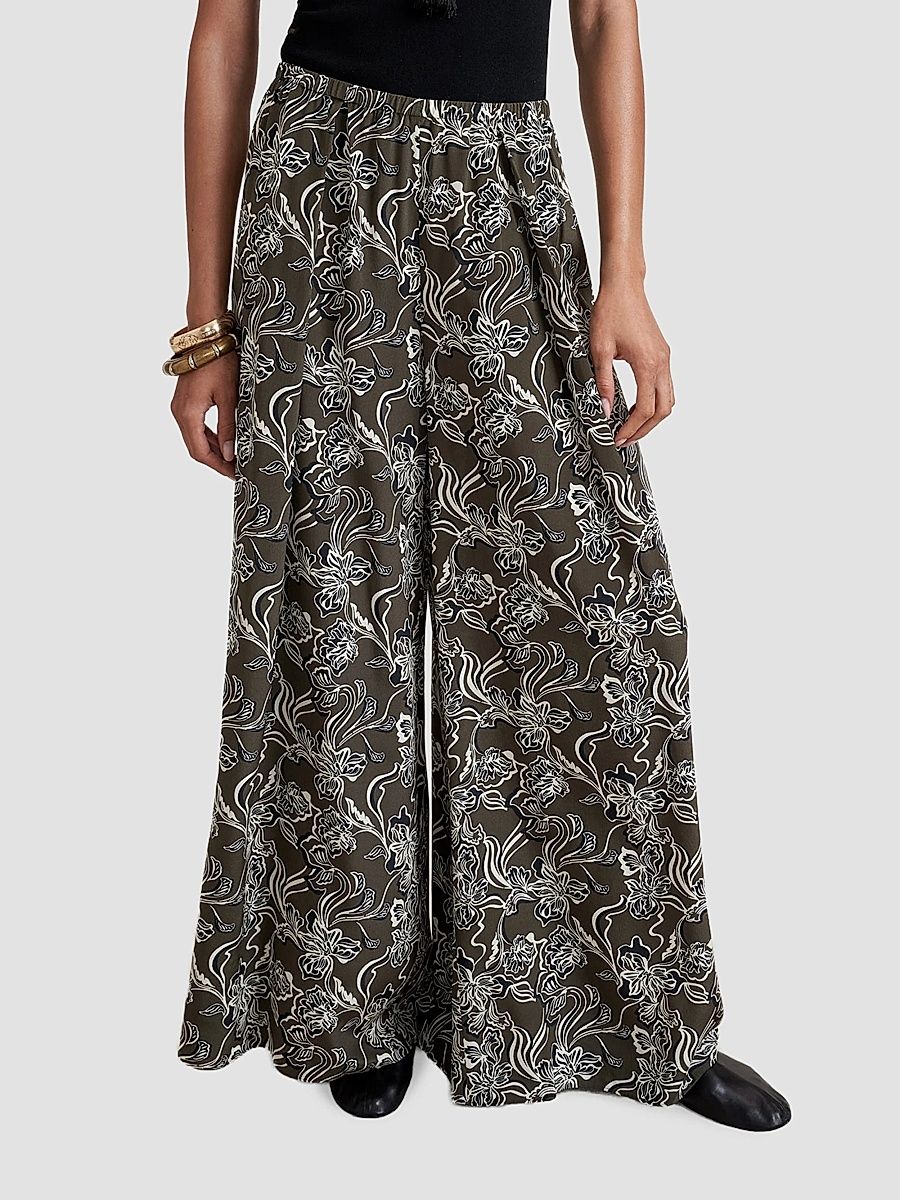 Women's Crosby Pants - Taupe Floral - Size XL