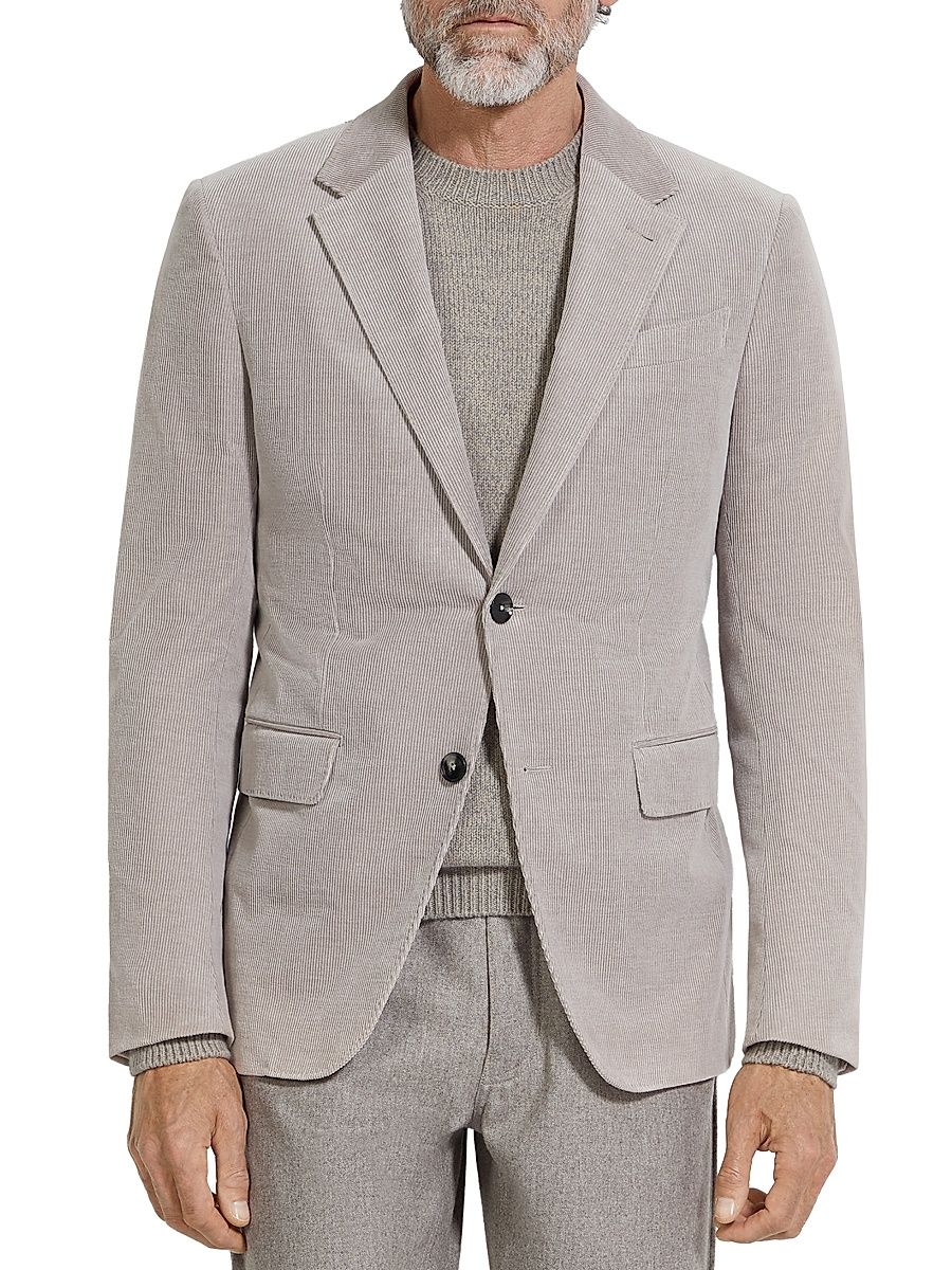 Men's Cashco Jacket - Light Taupe - Size 46