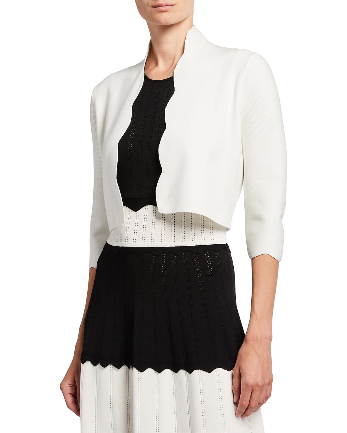 Scalloped Bolero Cardigan