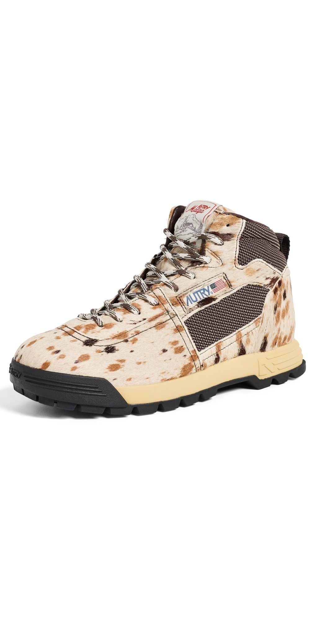 Autry Malga Mid Sneakers Cow/Chocolate Martini 35