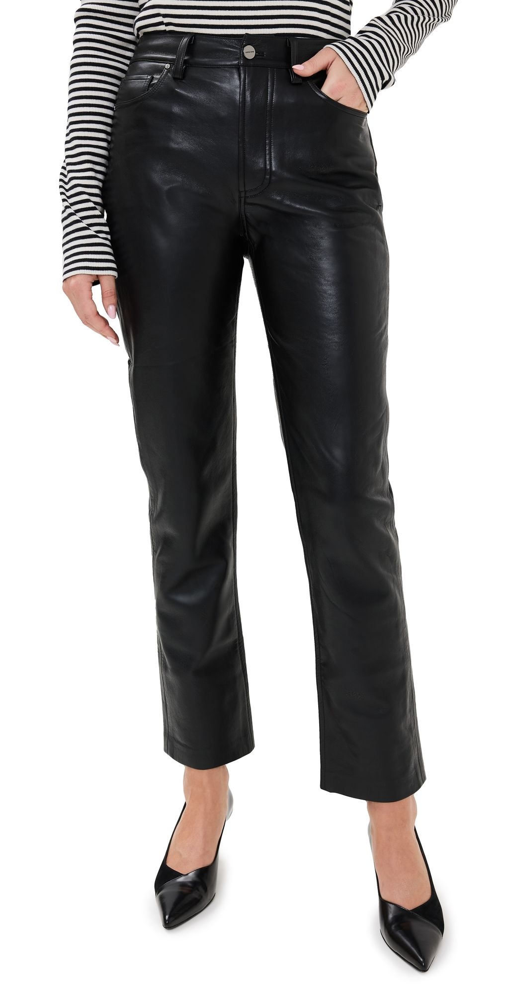 ANINE BING Bruno Pants Black 29