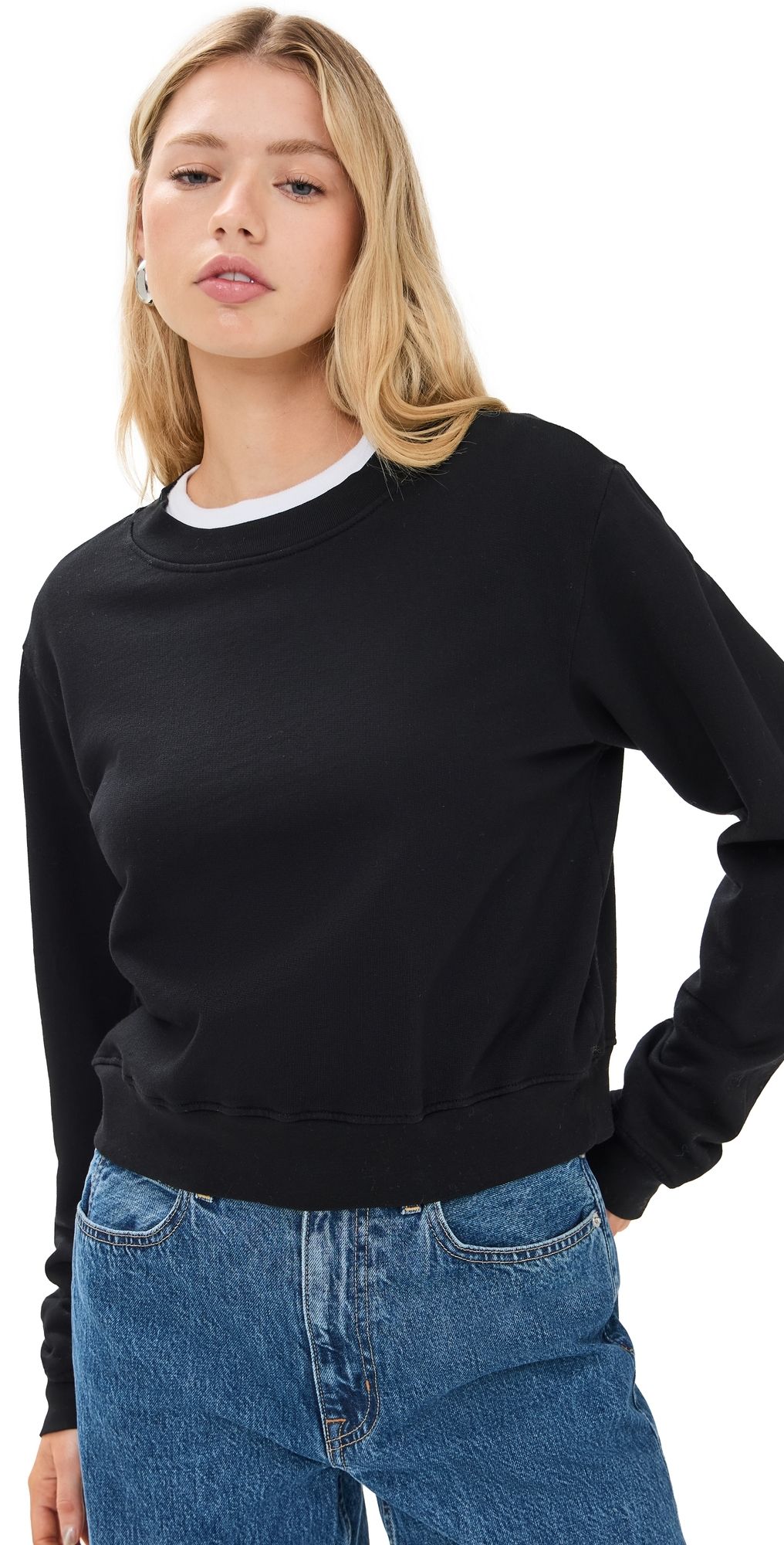 Cotton Citizen Milan Crew Jet Black M