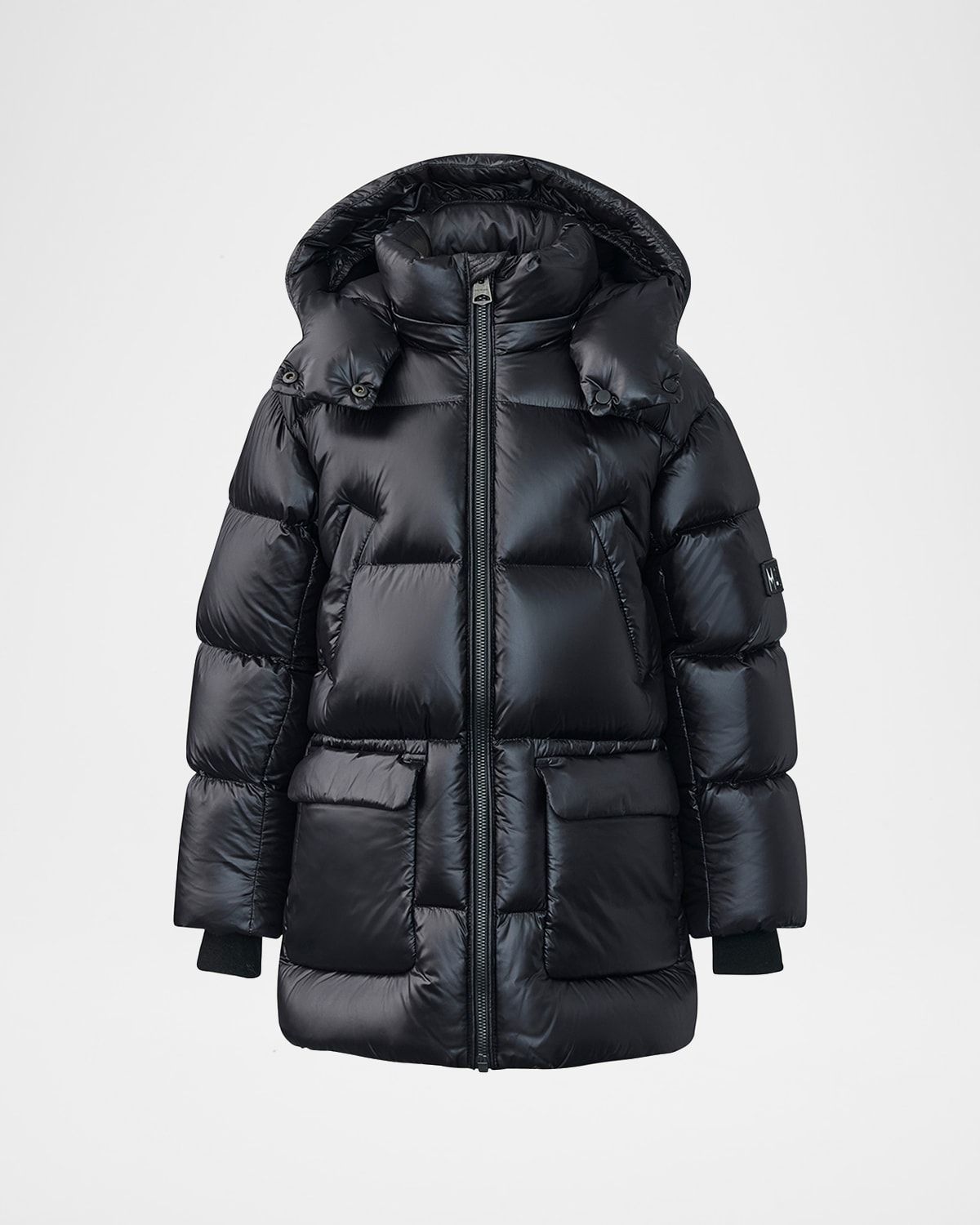 Kid & apos;s Kennie Quilted Logo Jacket, Size 8-14