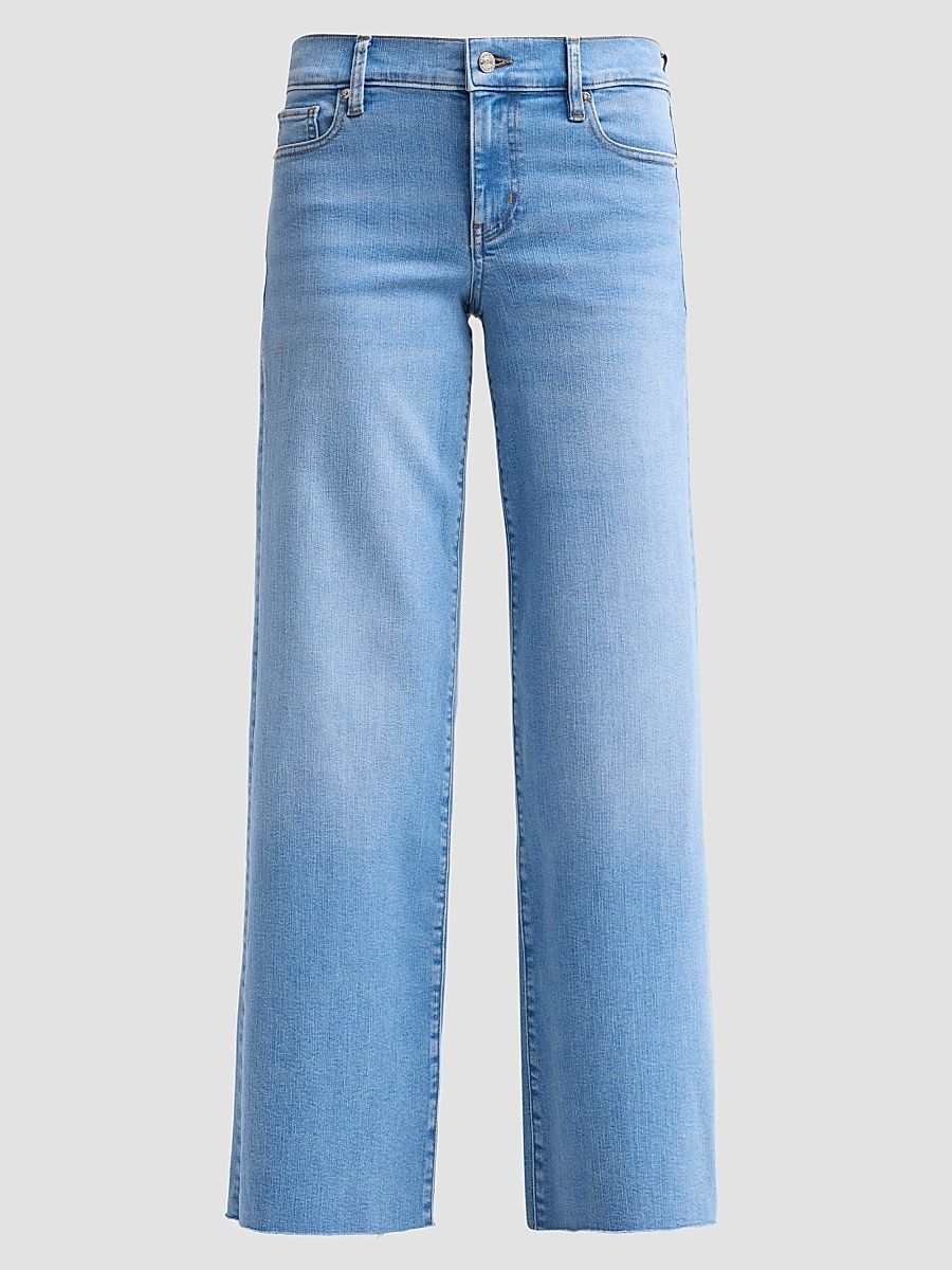 Women's Low-Rise Le Slim Palazzo Jeans - Honeymoon Raw Fray - Size 32
