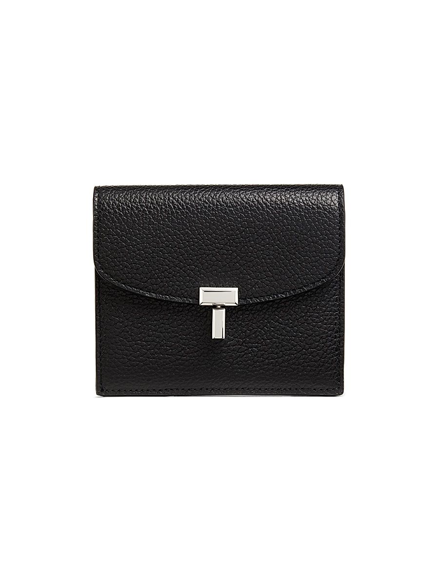 Women's Leather Card Case - Black