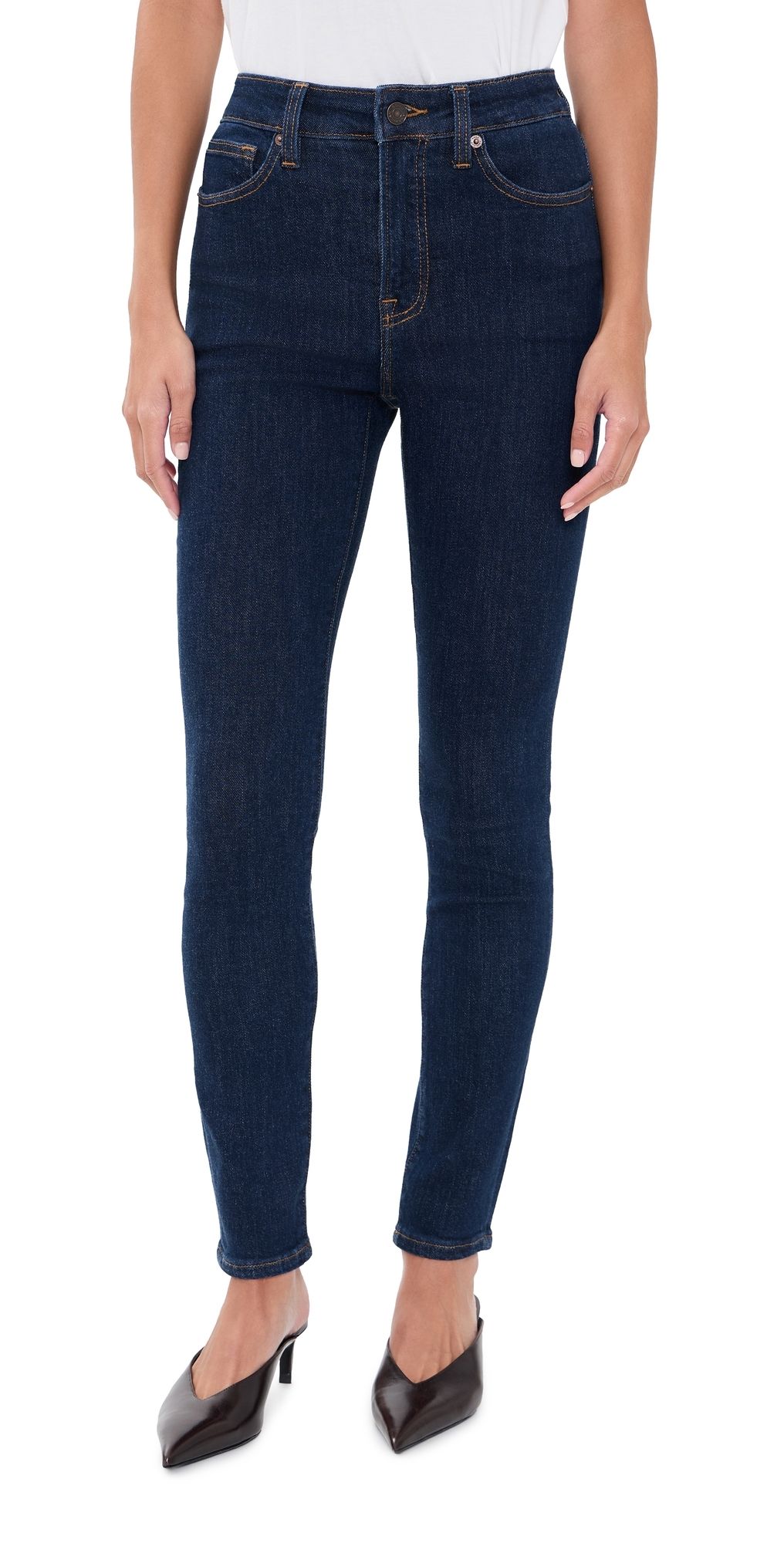 Good American Good Legs Skinny Jeans INDIGO1153 0