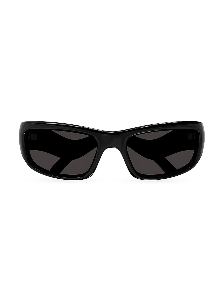 Women's Hamptons 58MM Rectangular Sunglasses - Black Dark Grey