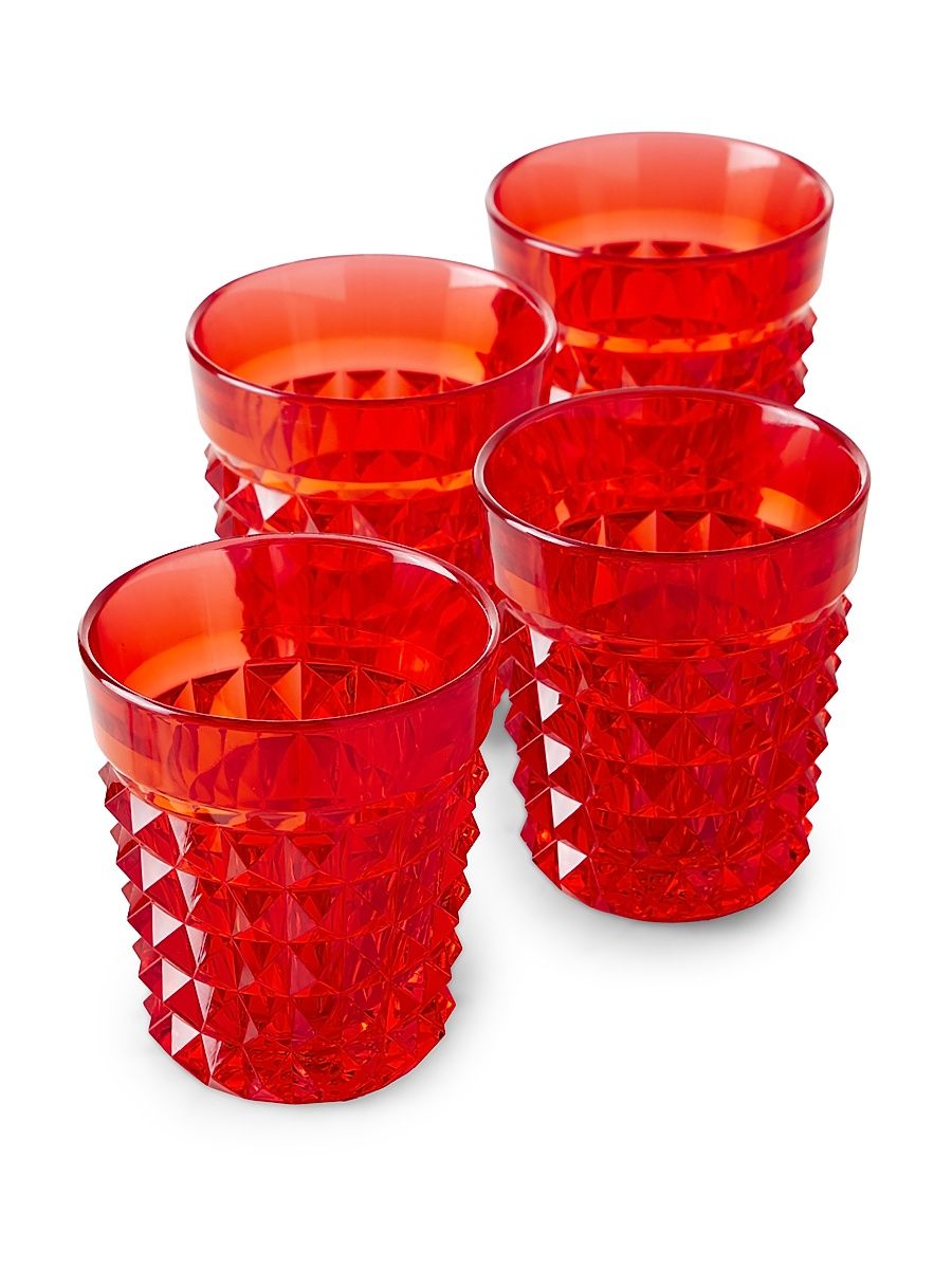 4-Piece Large Palazzo Tumblers - Red