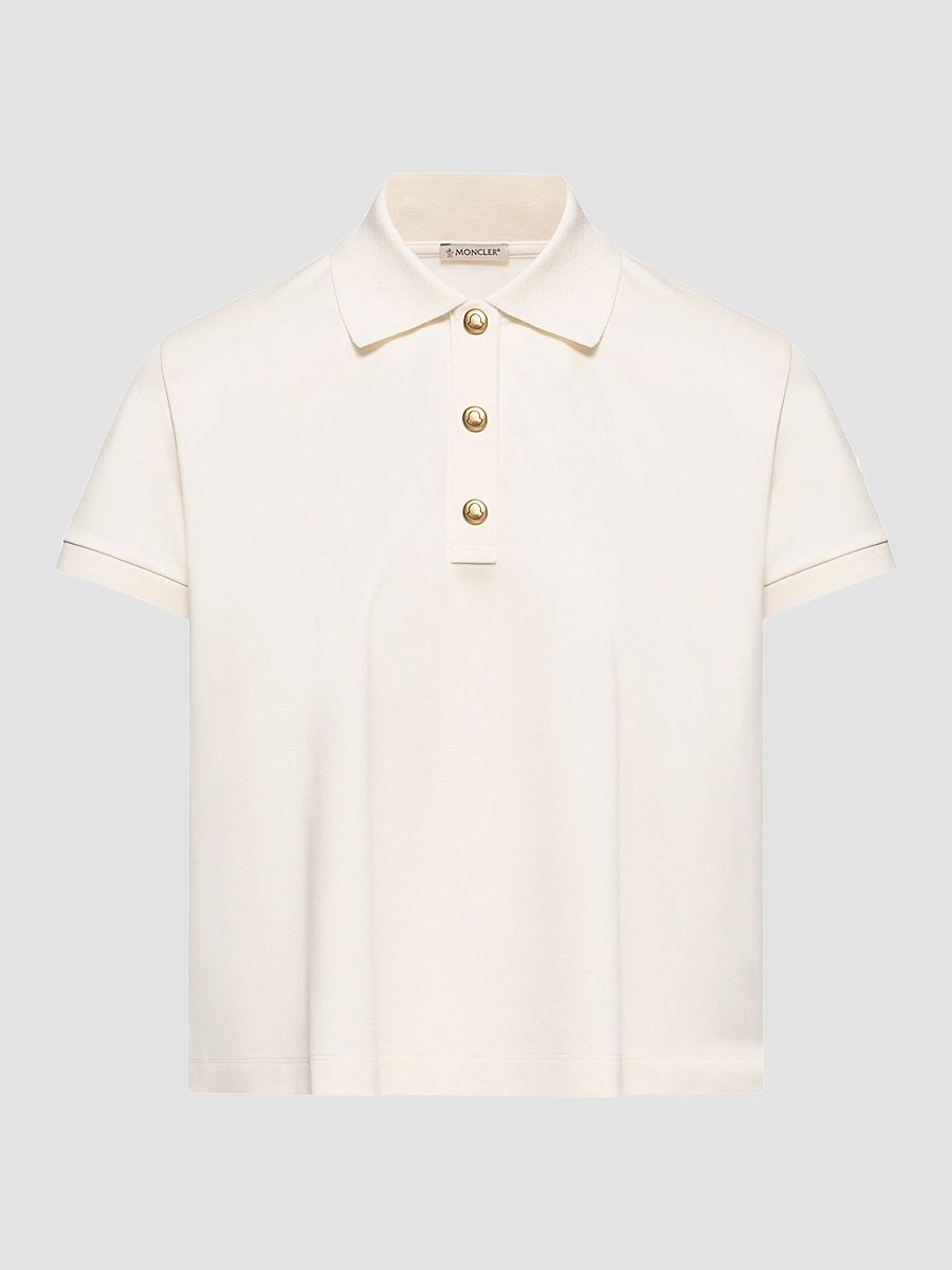 Women's Polo Shirt in Cotton - White - Size XS