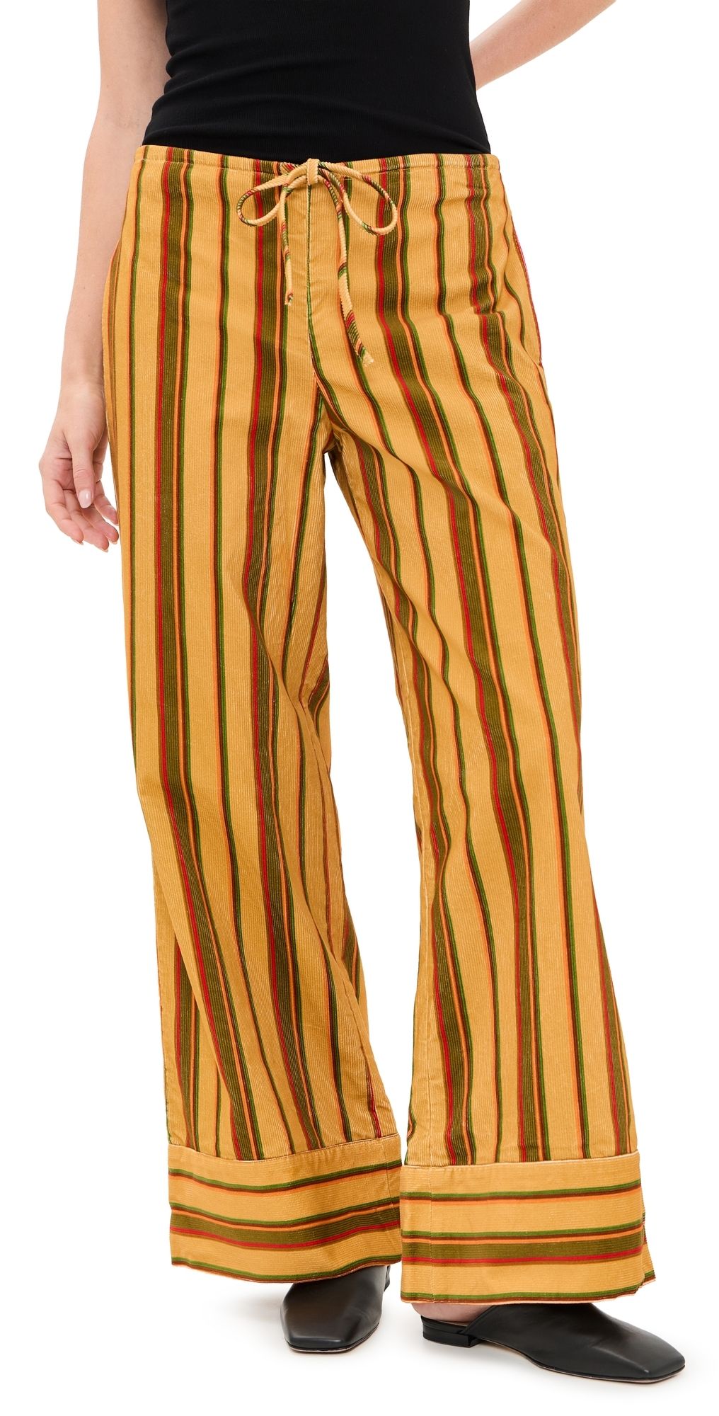 Ciao Lucia Yuli Corduroy Pants VENICE STRIPE XS