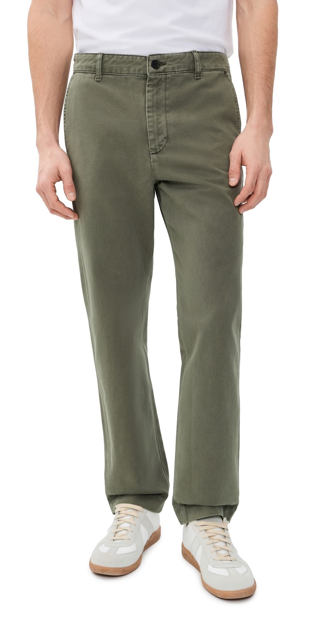 FRAME The Straight Chino Pants Camo Green 31