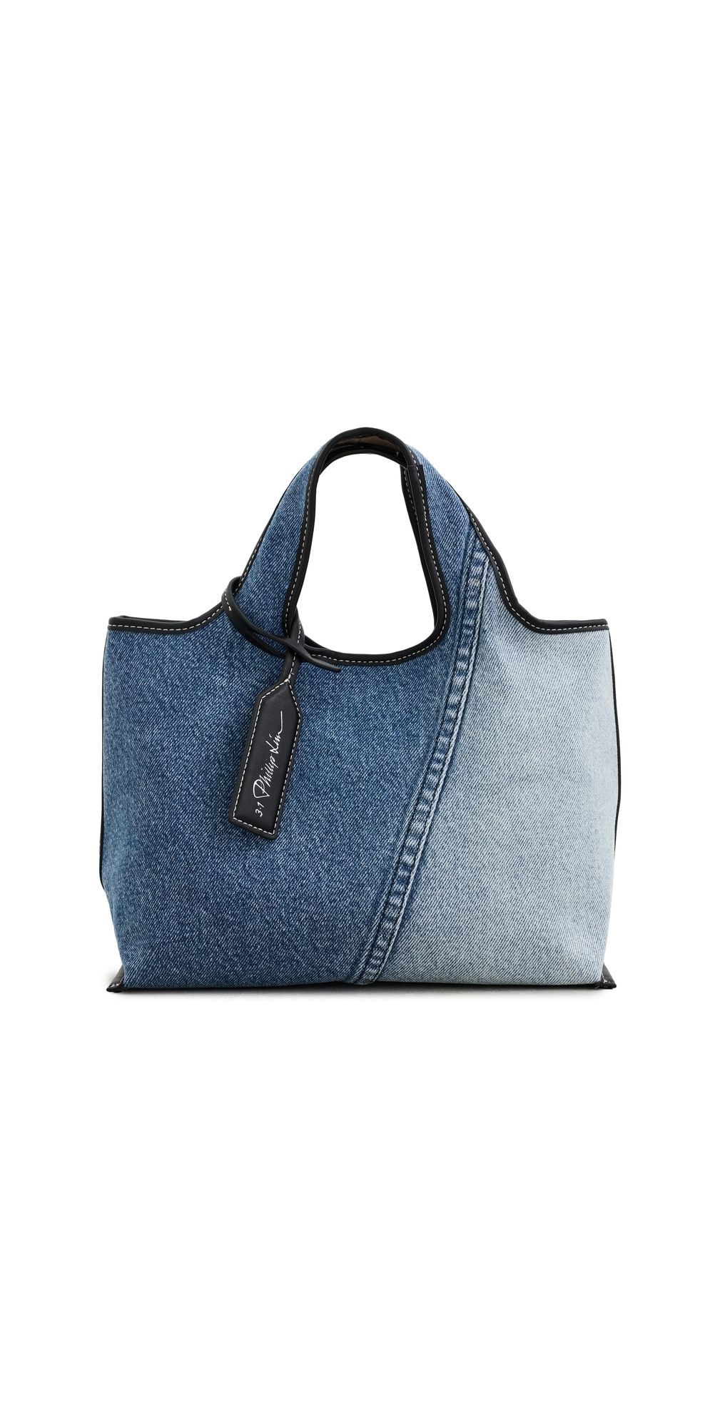 3.1 Phillip Lim Denim Mini Market Tote Indigo One Size