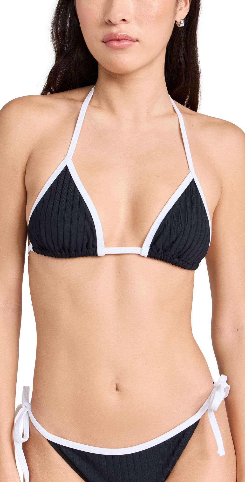 Solid & Striped The Iris Bikini Top Blackout XS
