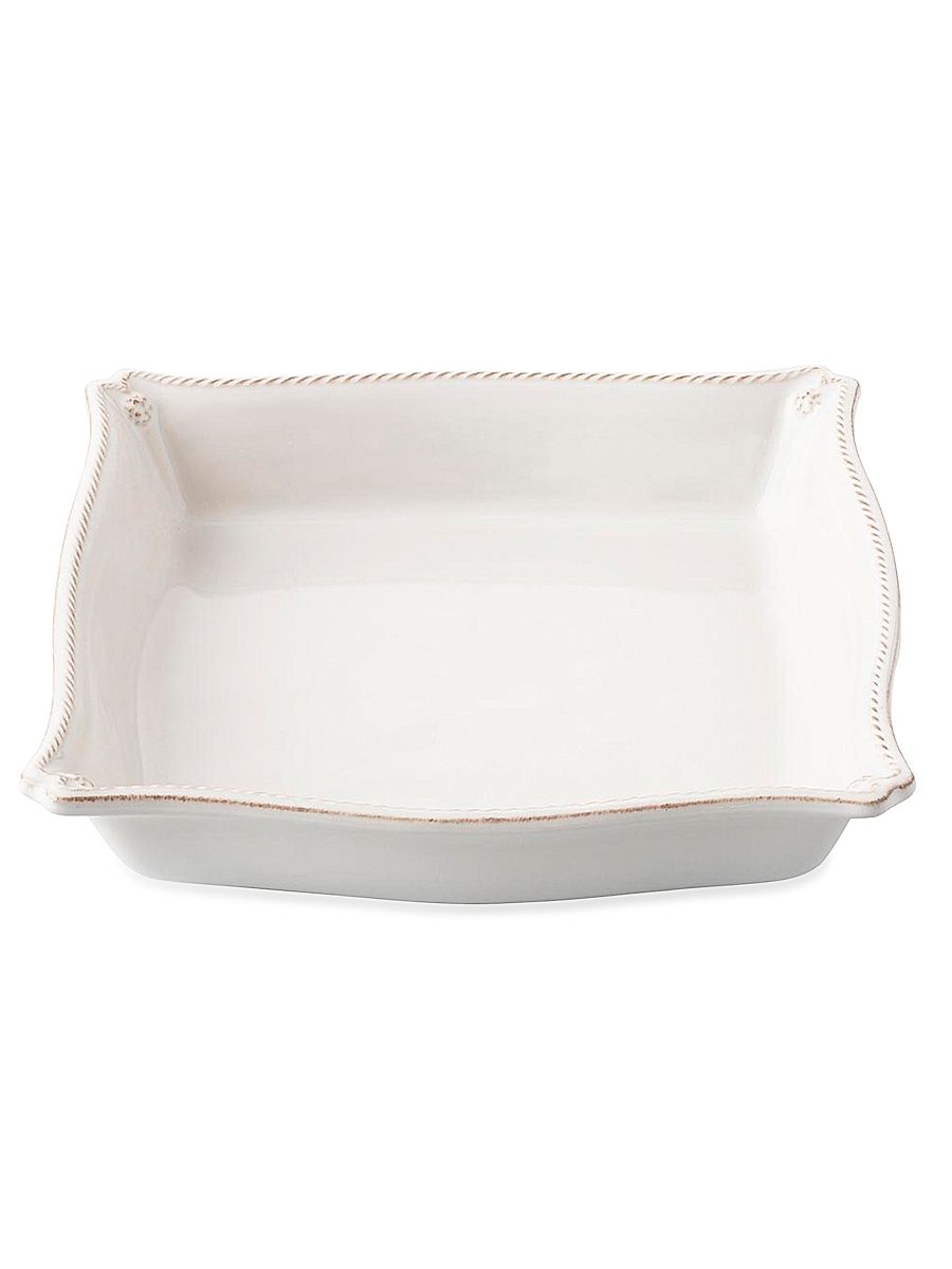 Berry & Thread Matzoh Plate - White Wash