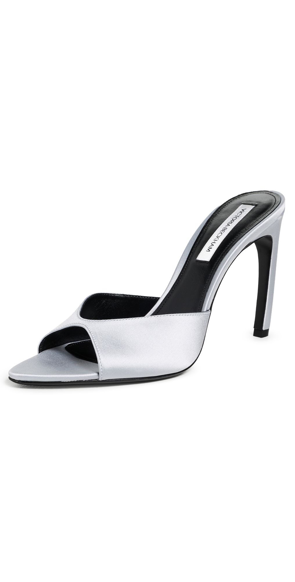 Victoria Beckham Harlow Open Toe Mules Magnesium 39