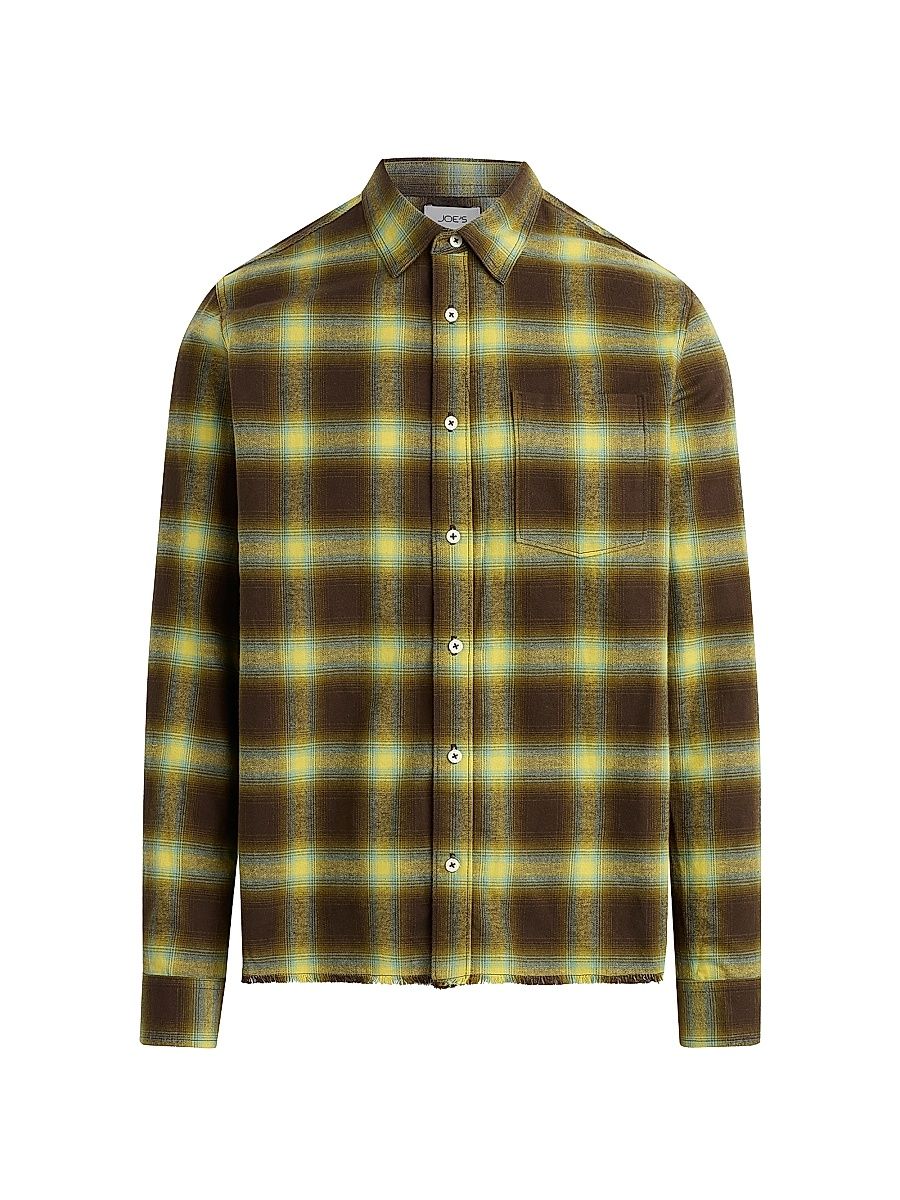 Men's Keanu Plaid Shirt - Midnight Plaid - Size XXL