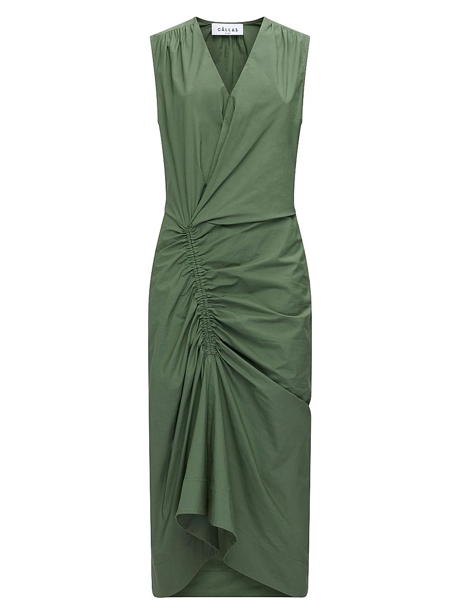 Women's Agnes Wrap Dress - Military - Size 14