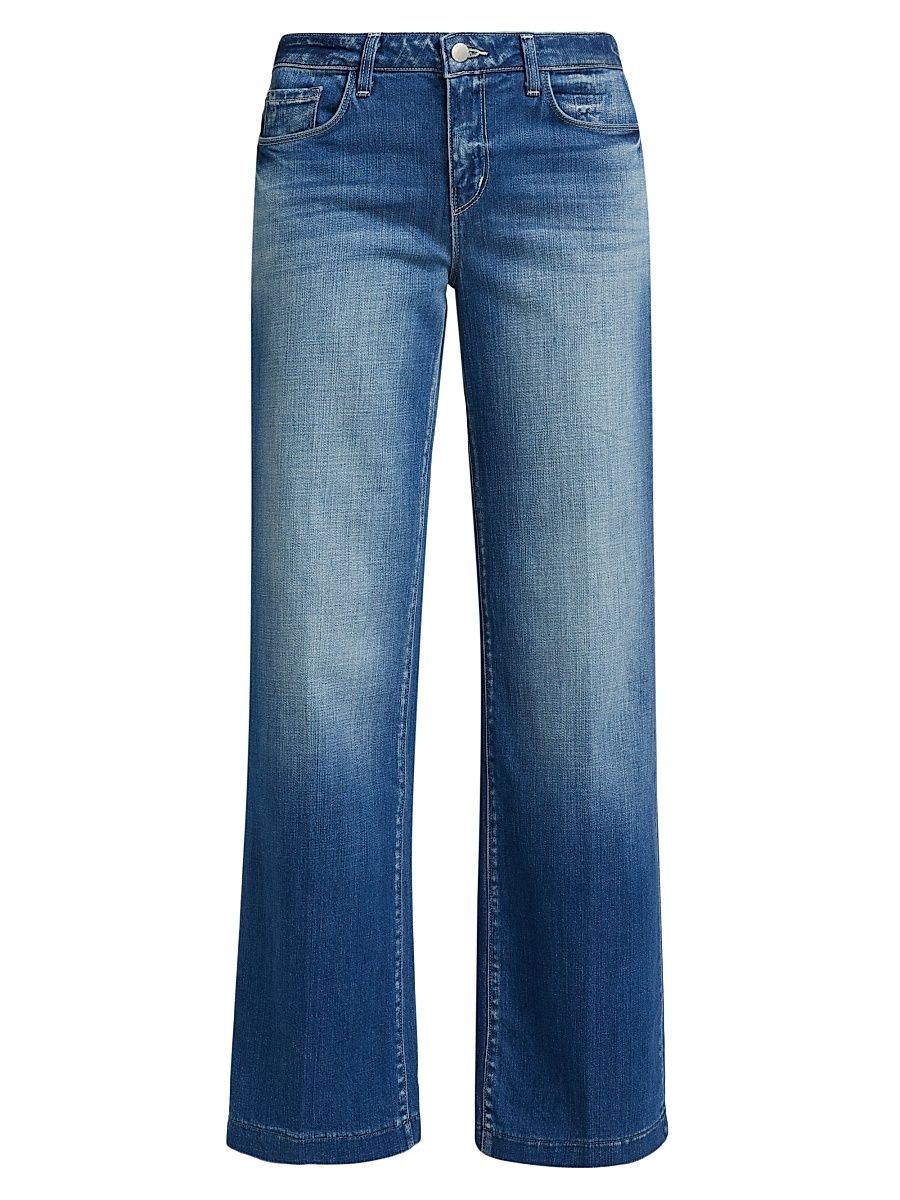 Women's Joanne Low-Rise Wide-Leg Jeans - Palermo - Size 31