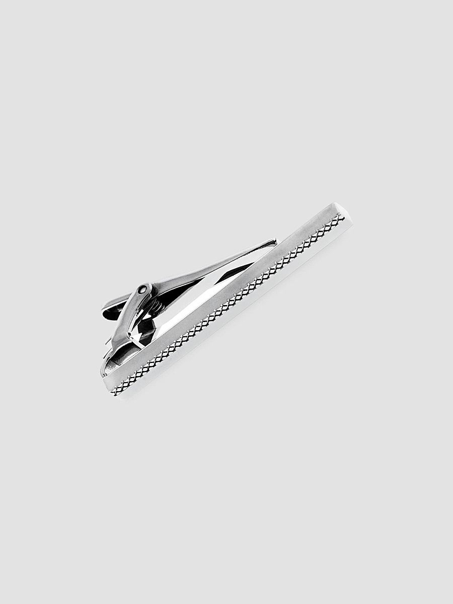 Men's RT Zen Rhodium-Plated Tie Clip - Silver