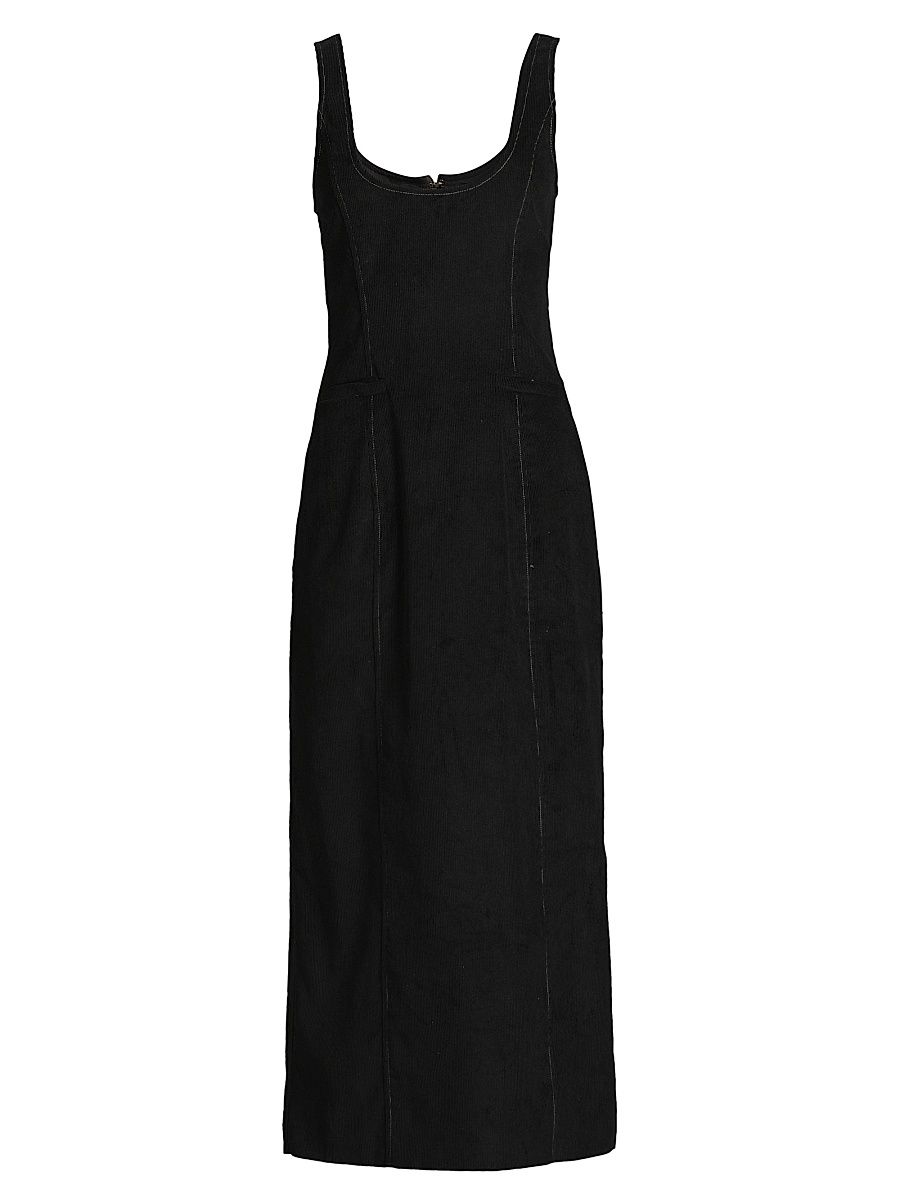 Women's Jeanne Maxi Dress - Noir Cord - Size Medium