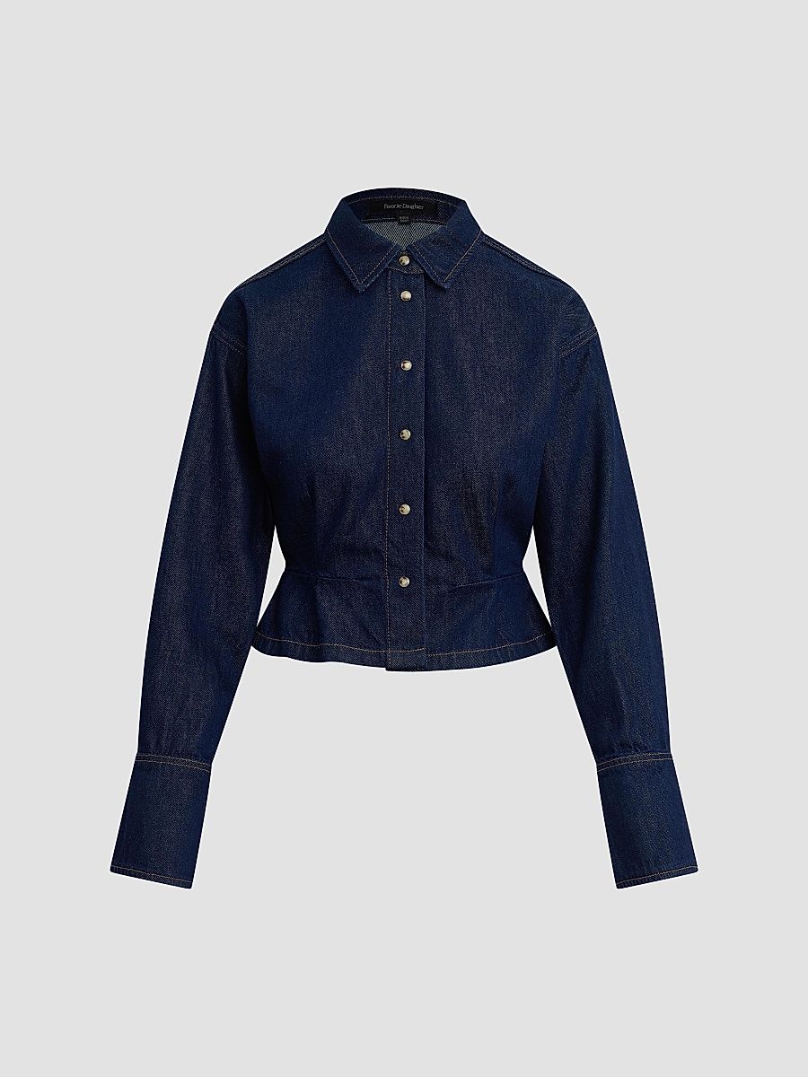 Women's The Eyes On Me Denim Shirt - Oxford - Size XS