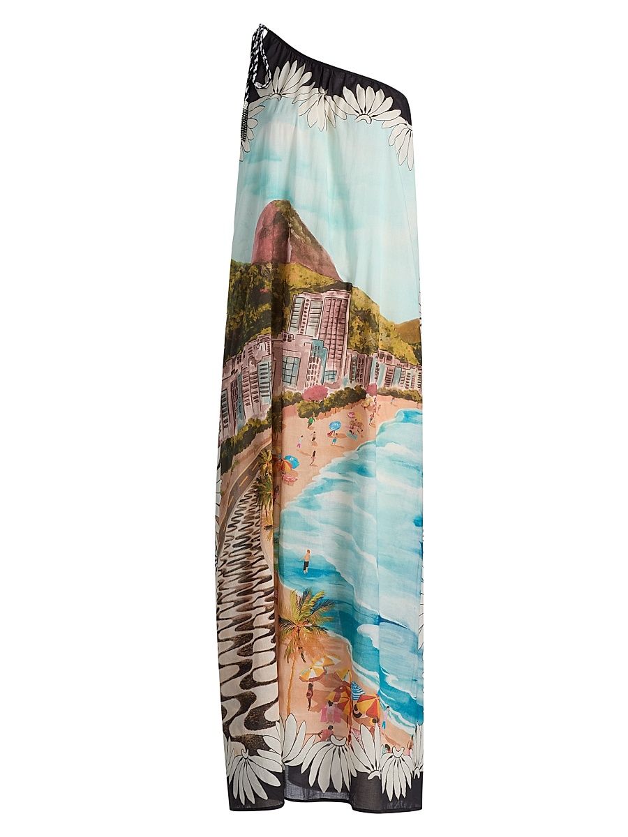Women's Copacabana Beach Maxi Dress - Multicolored - Size XL