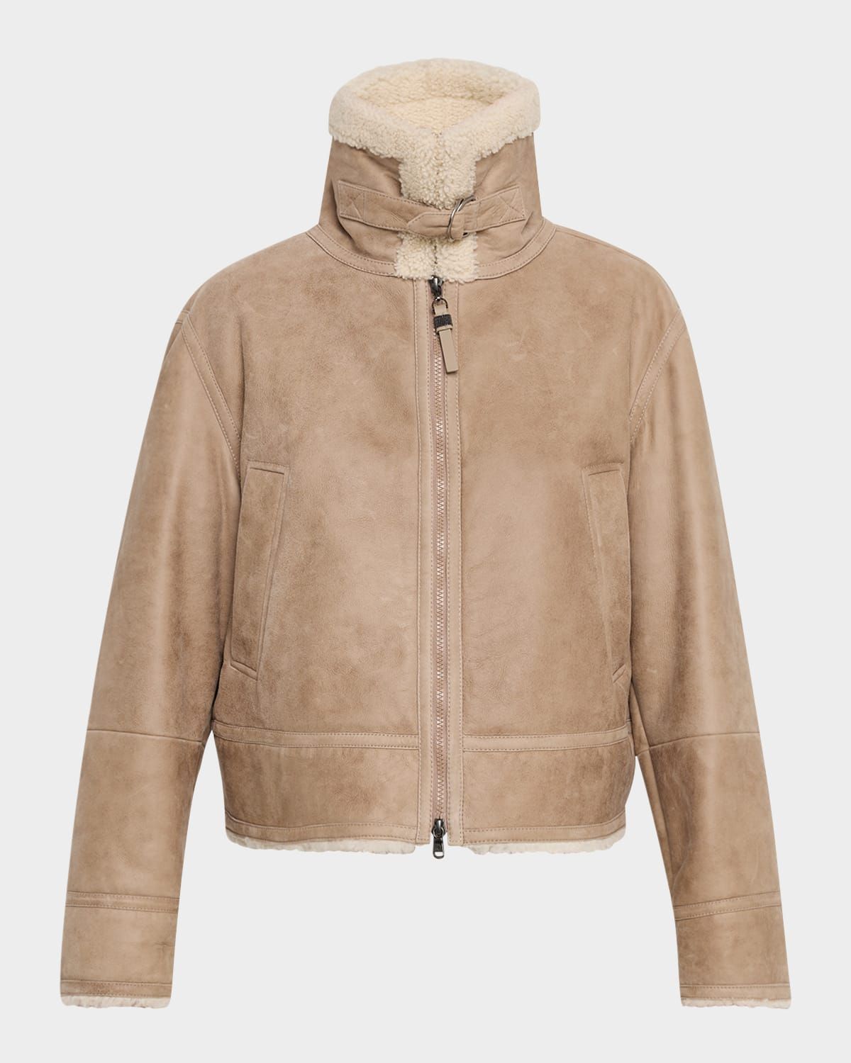 Vintage Shearling and Suede Jacket