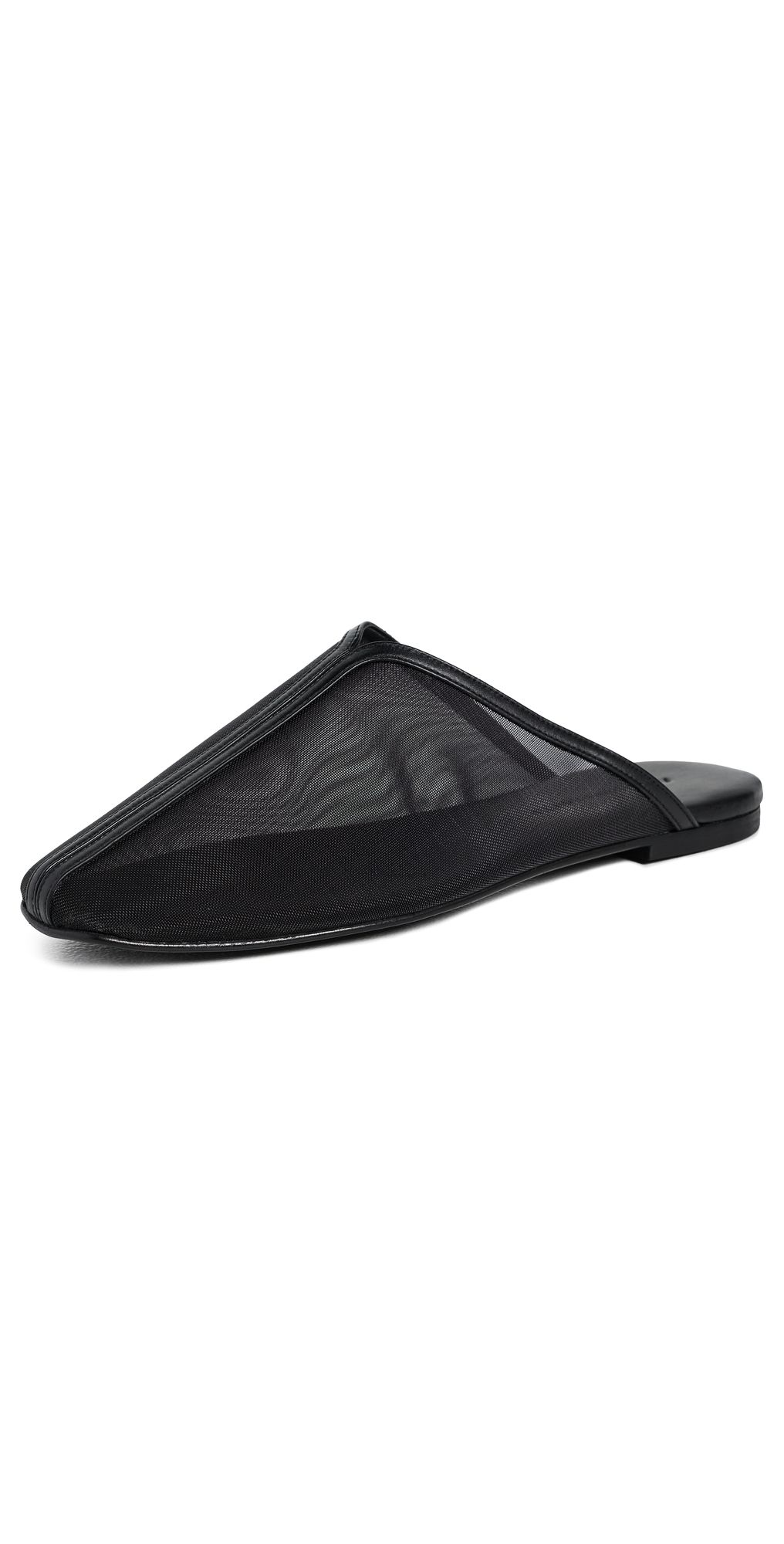 Freda Salvador Saanvi Slides Black Mesh 6