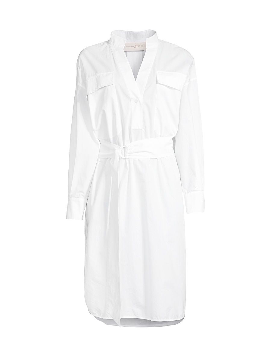 Women's Keepsake Cotton Shirtdress - White - Size 2