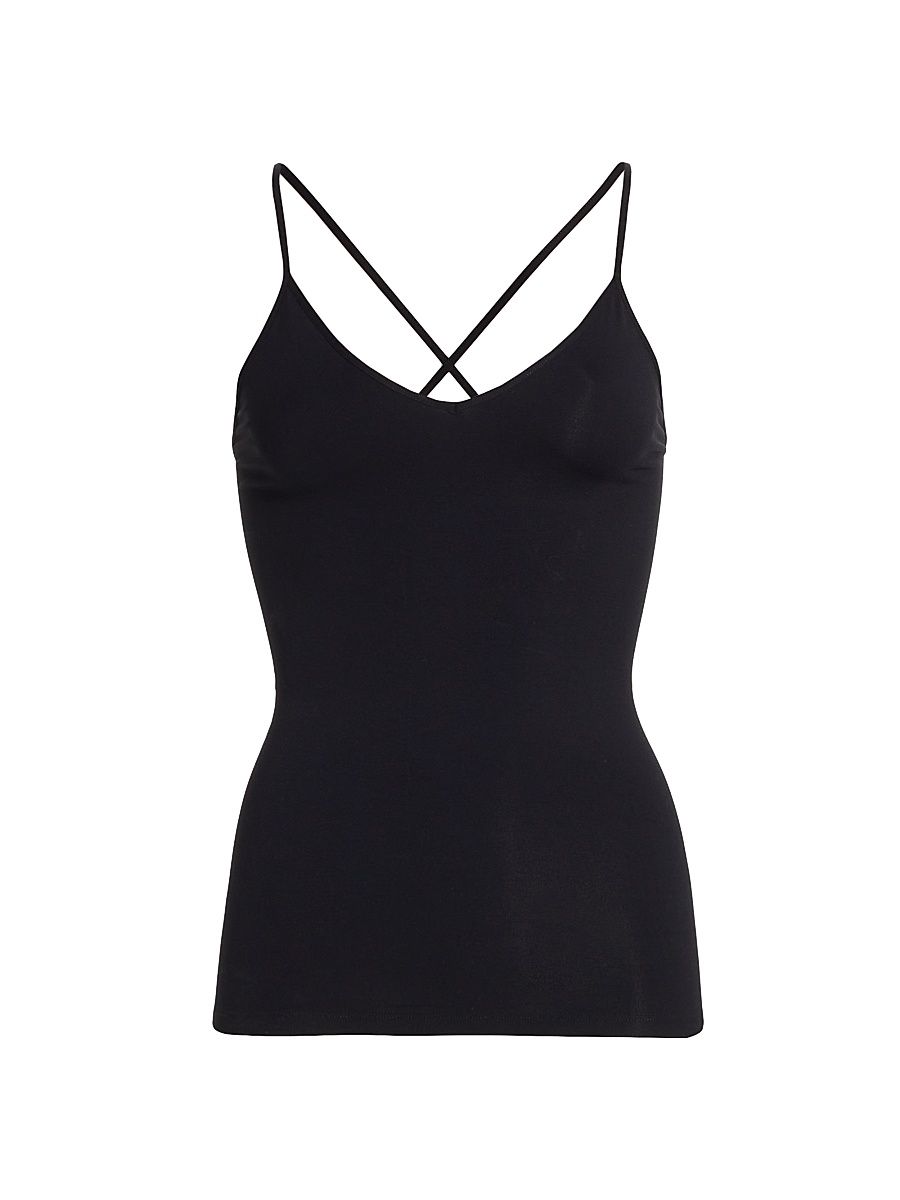 Women's Jade Tubular Tank Top - Black 001