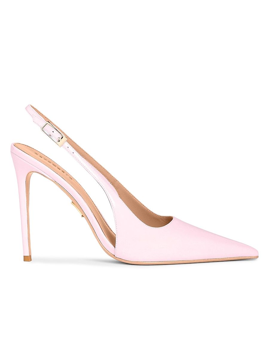 Women's Cindy 110MM Patent Leather Slingback Pumps - Pink - Size 9