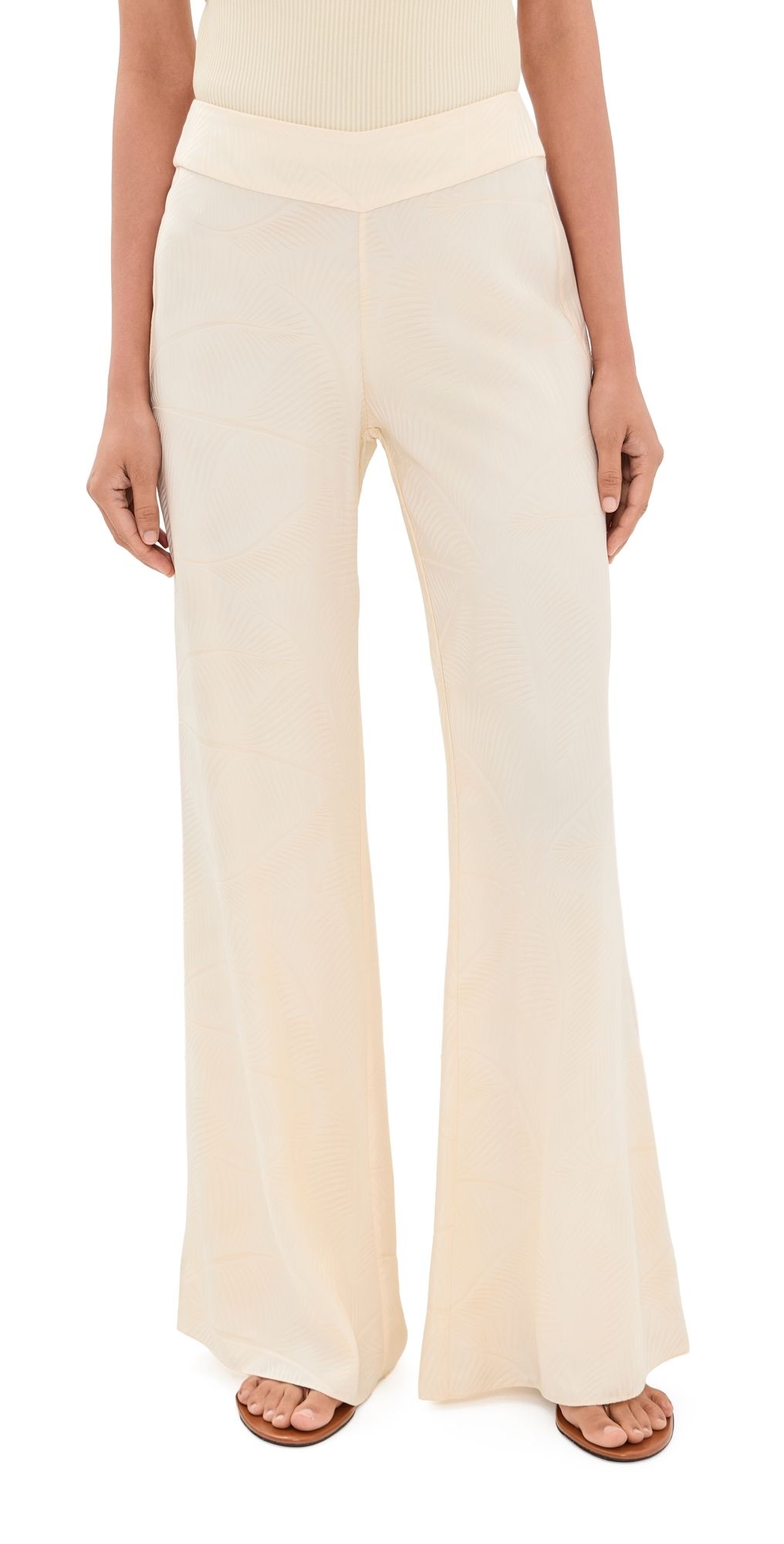 Johanna Ortiz Laidback Energy Pants Ecru 6