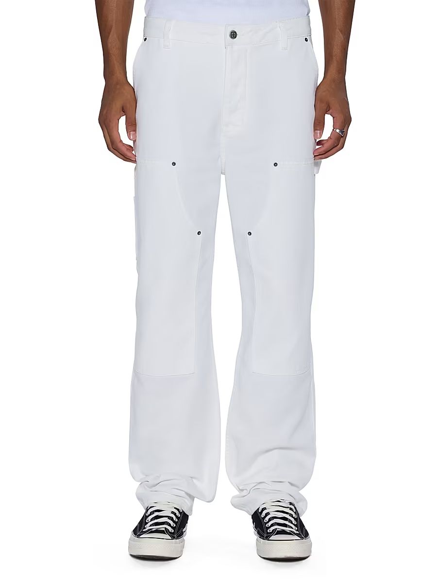 Men's Operator Carpenter Straight Jeans - White - Size 34