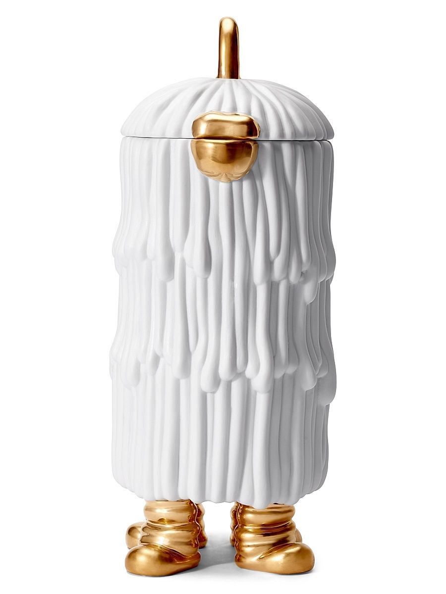 Haas Djuna 24K Gold & Porcelain Coffee & Tea Pot - White