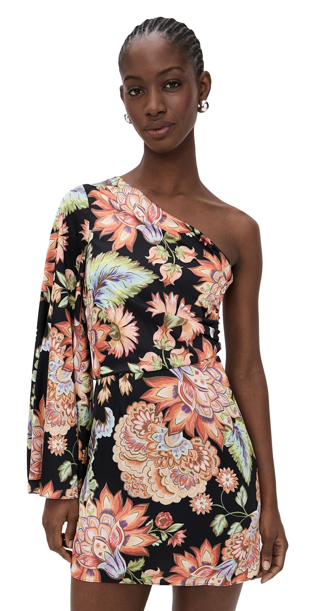 MISA Maven Dress Fiery Flora Satin M