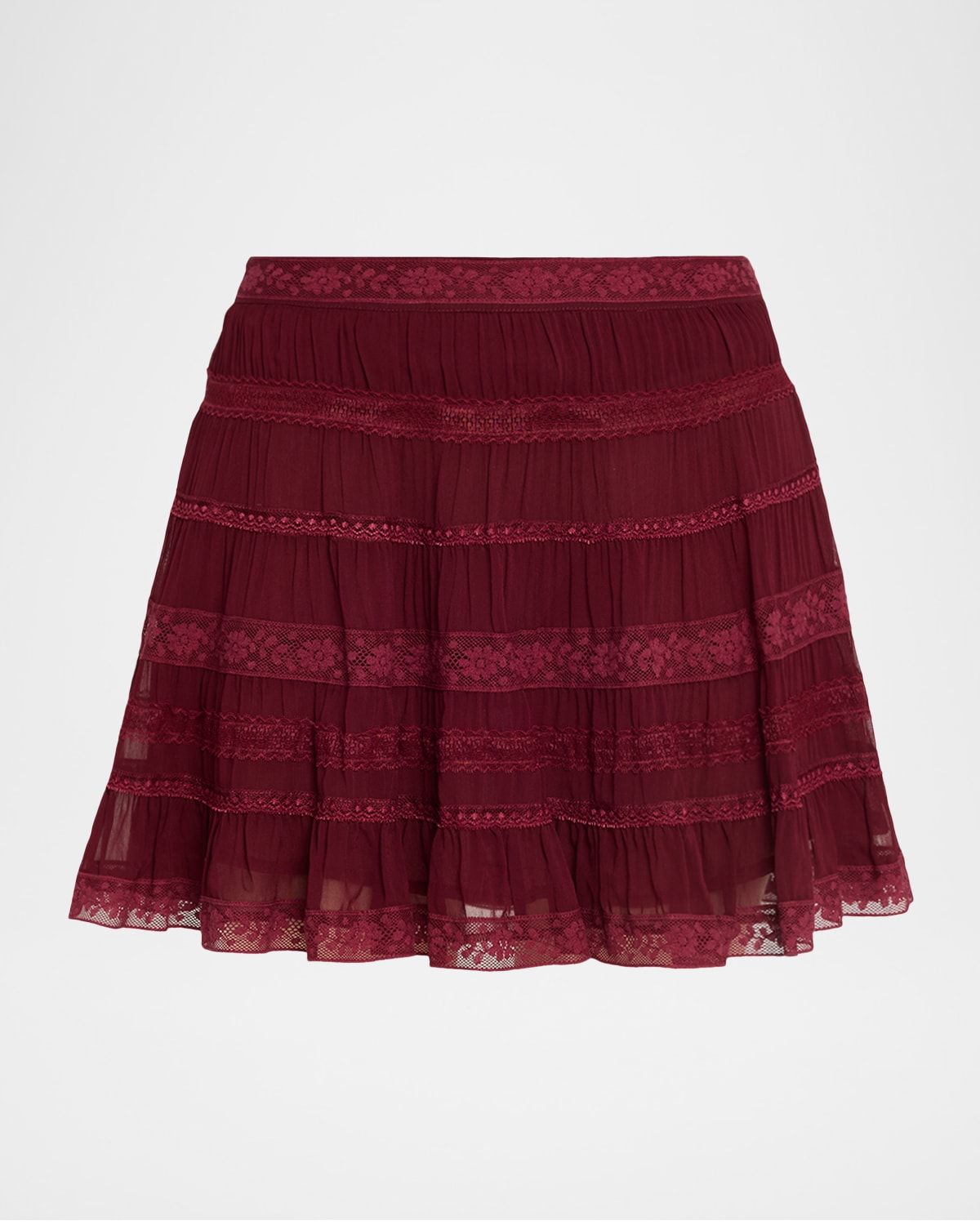 Fleetta Lace Mini Skirt