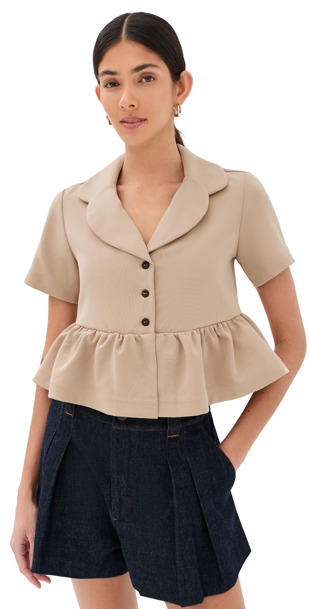 Kika Vargas Mattie Top Camel 2