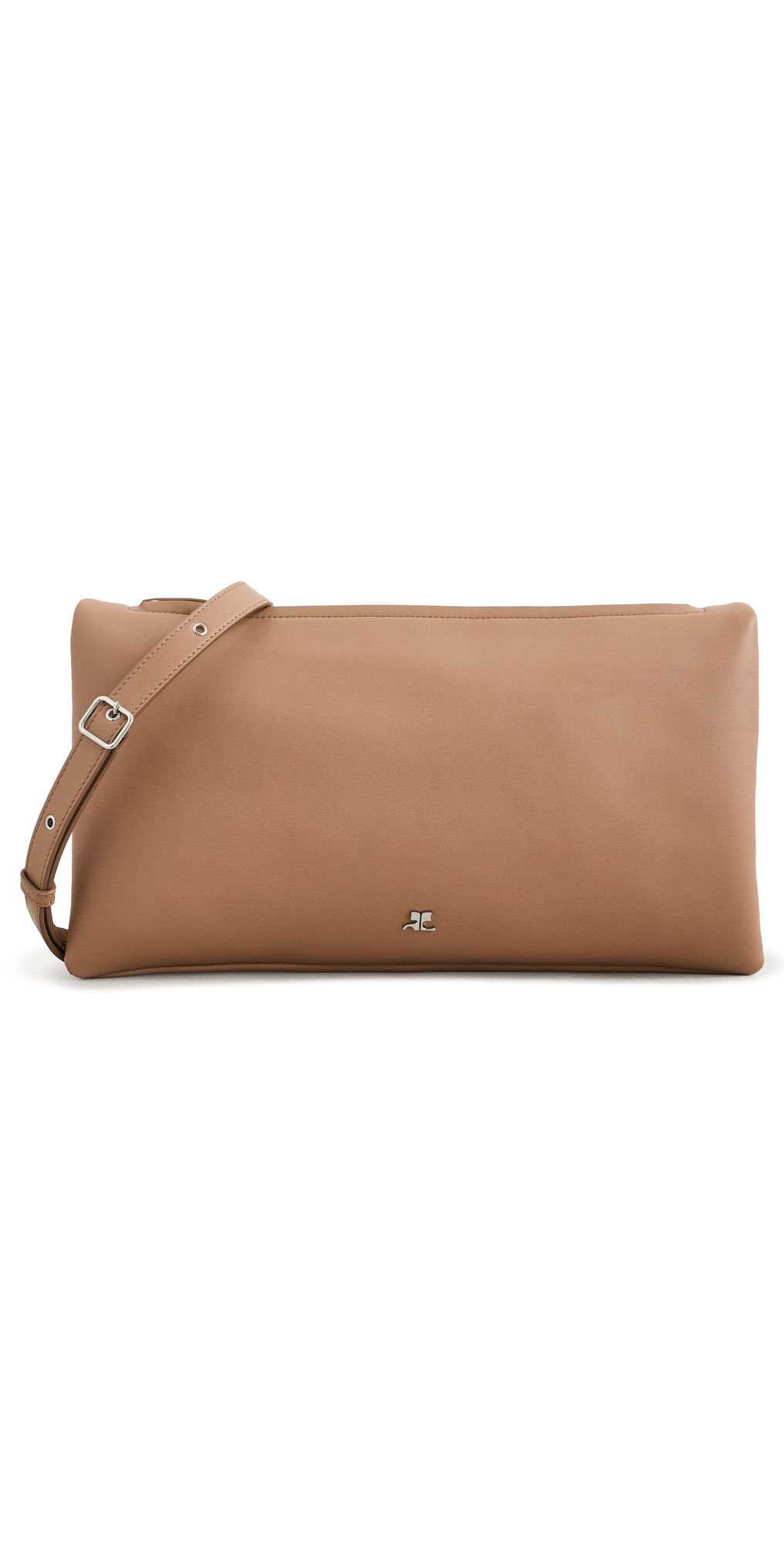 Courrèges Cuff Leather Bag Bronze One Size