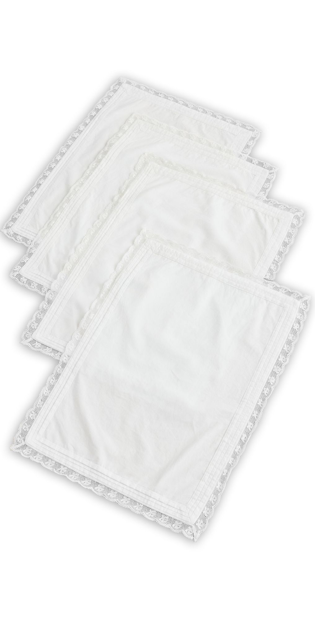 LoveShackFancy Victorian Placemat White One Size