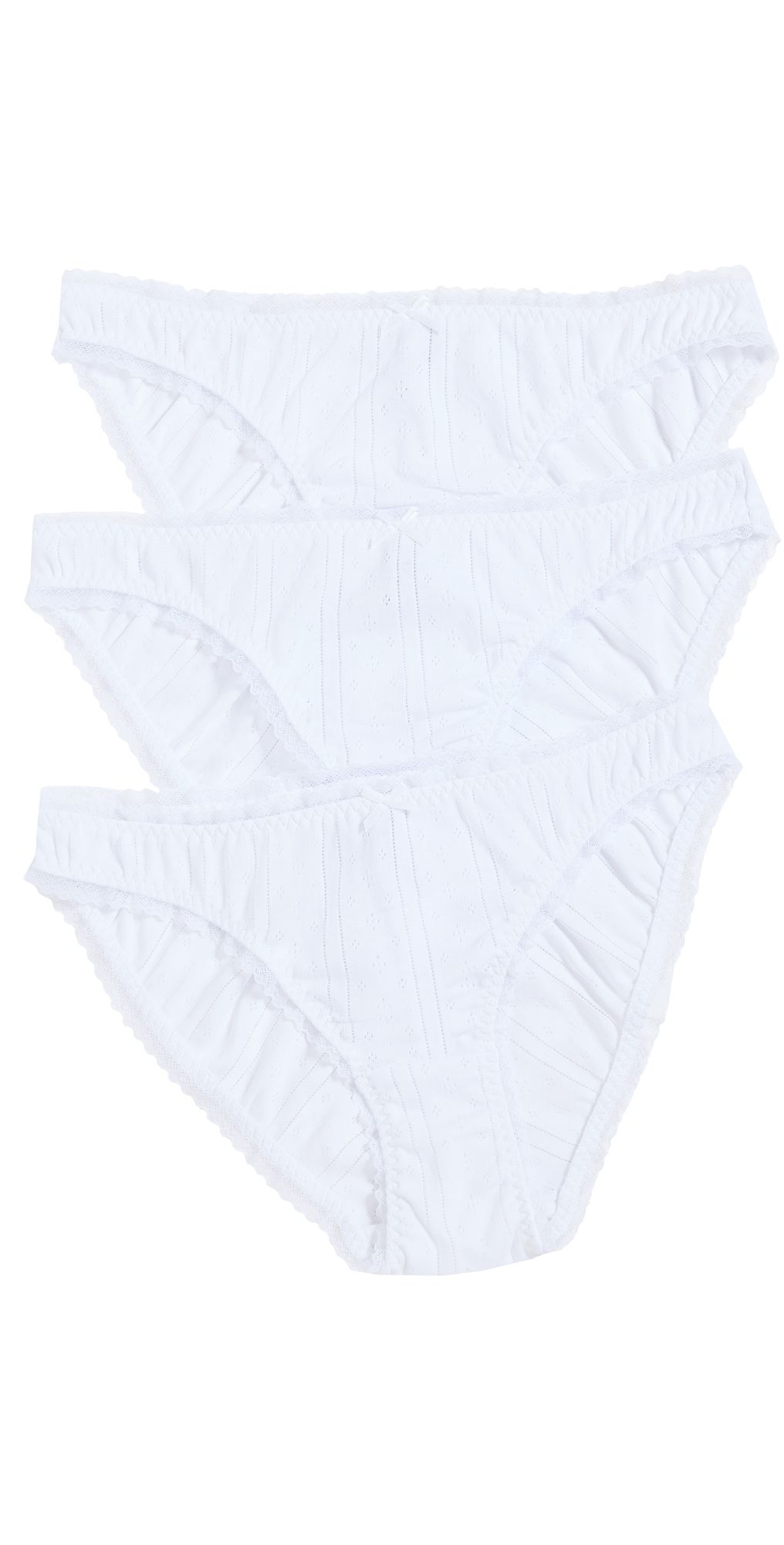 COUCOU The Low Rise 3 Pack White XL