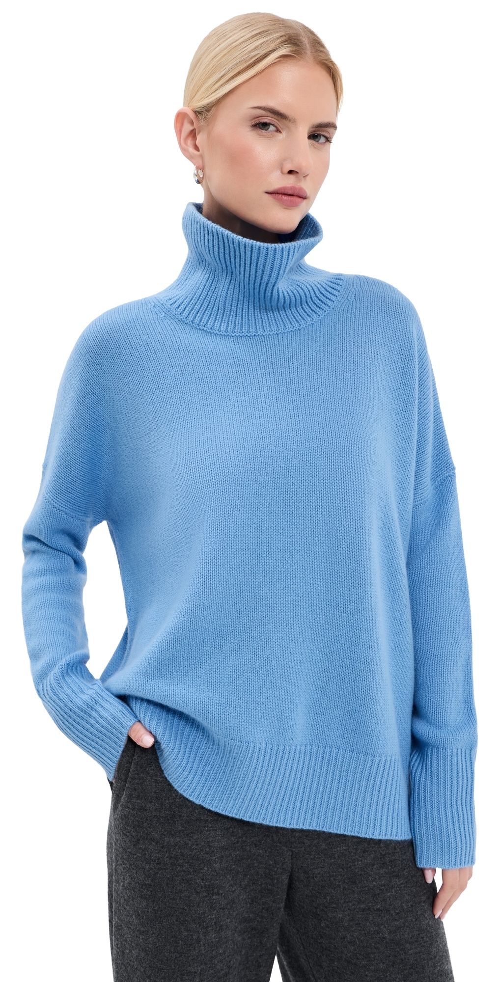 LISA YANG Heidi Cashmere Sweater Azure 0