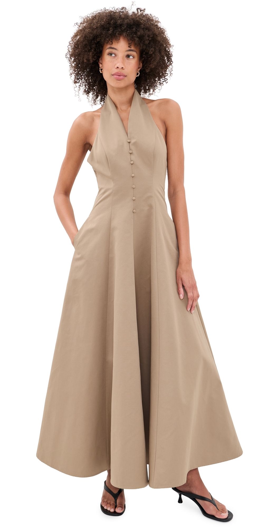 o. p.t Jora Dress Taupe 4