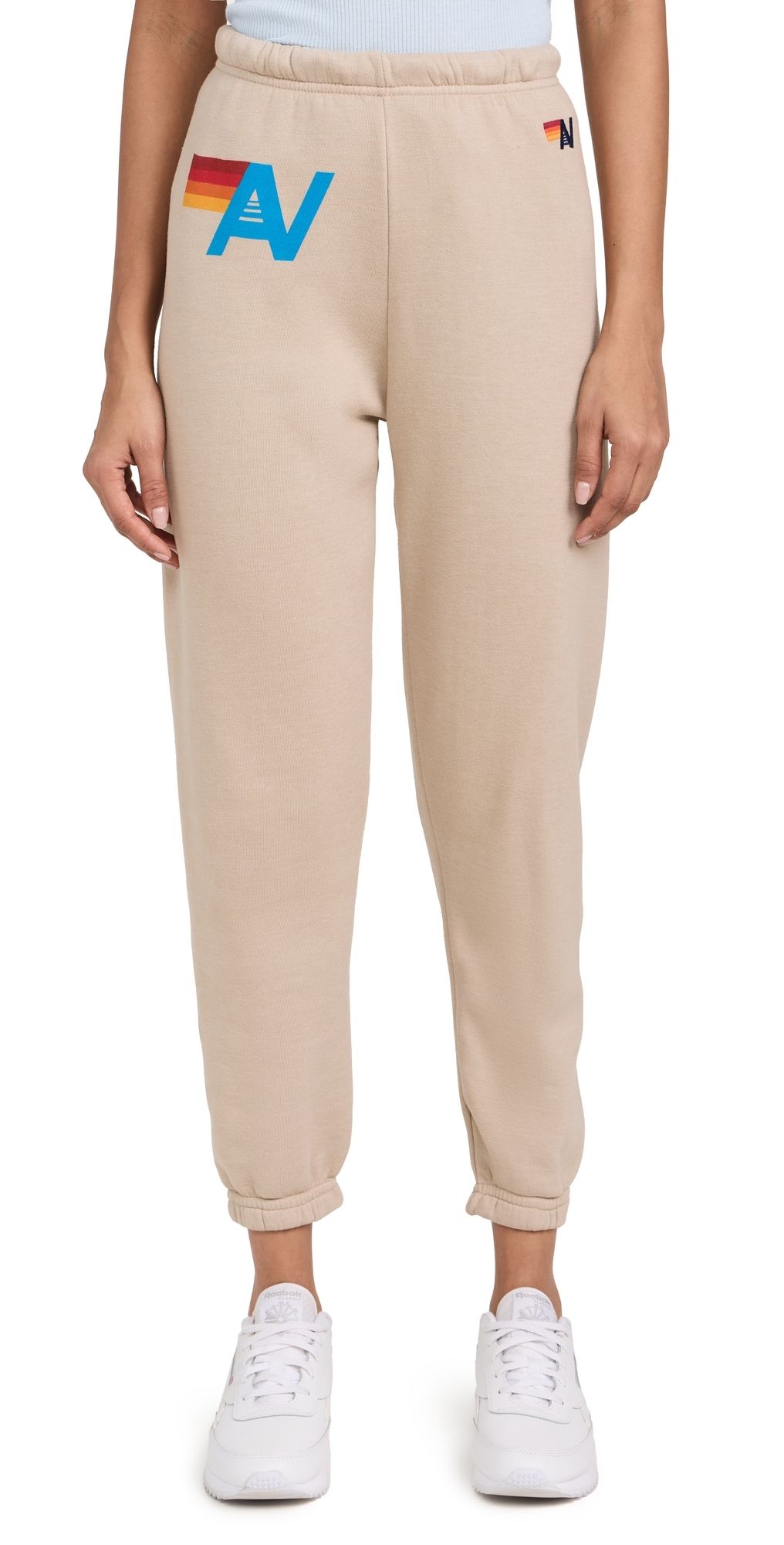 Aviator Nation Logo Sweatpants Sand L