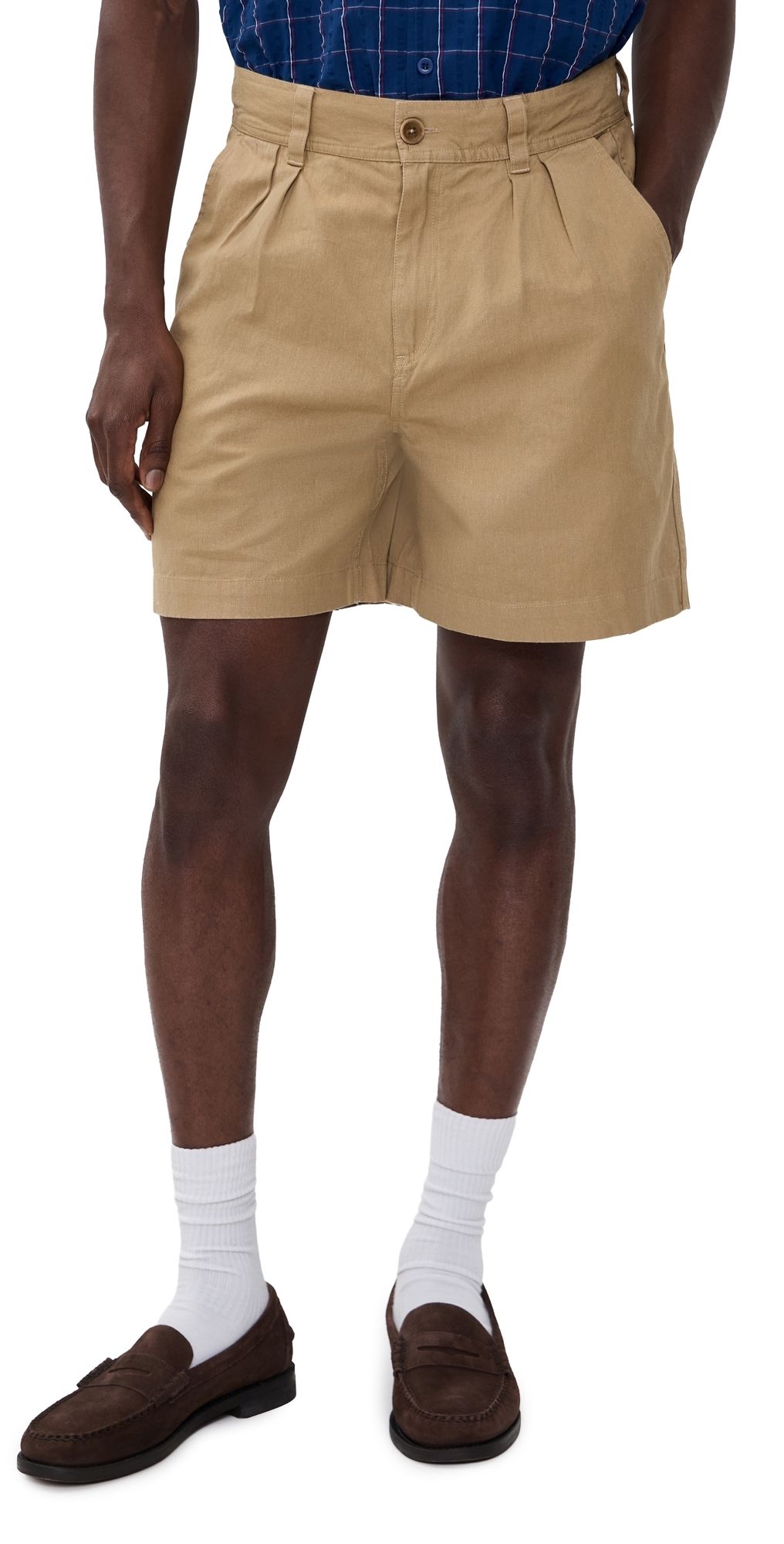 McTavish Hemp Shorts Tan 32
