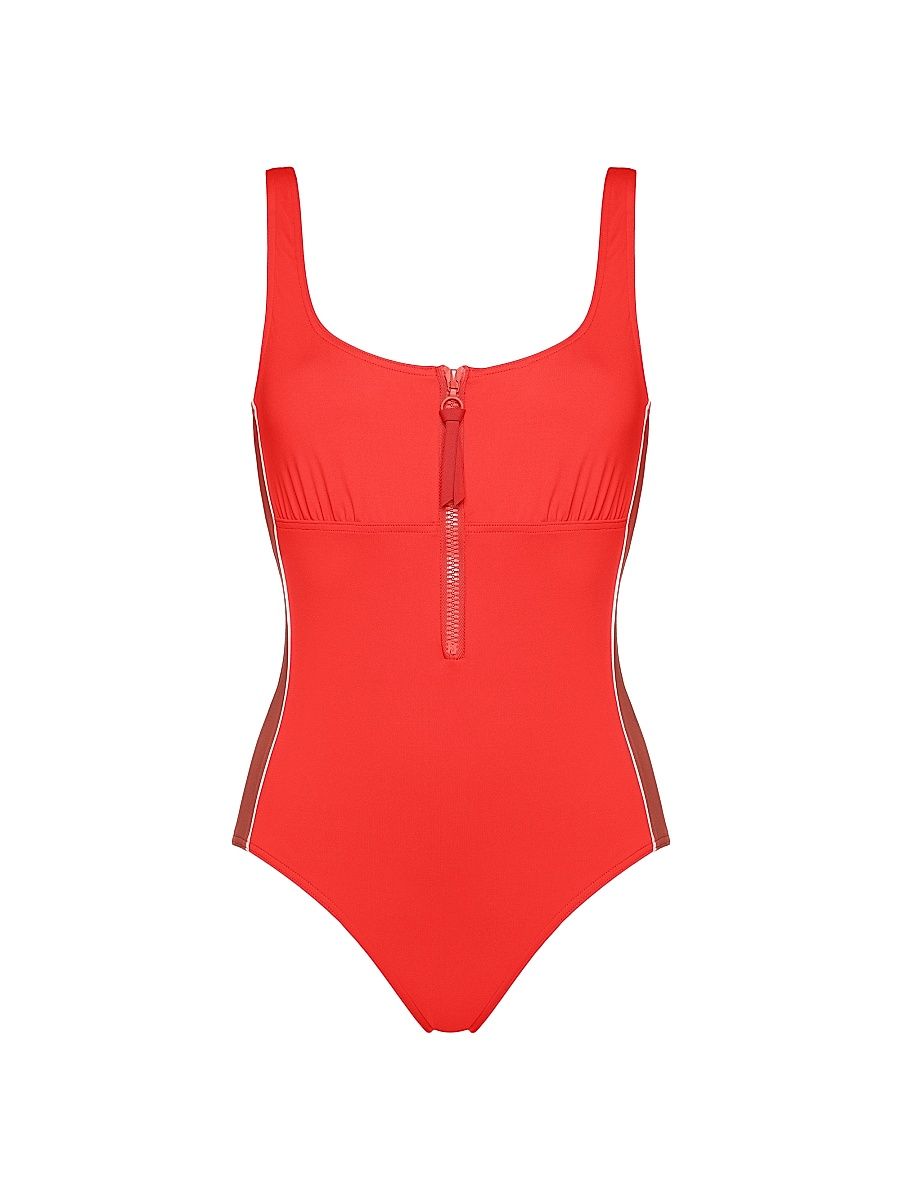 ERES Women's Tribune Tank One-Piece Swimsuit - Ecarlate Ete Indien - Size 6
