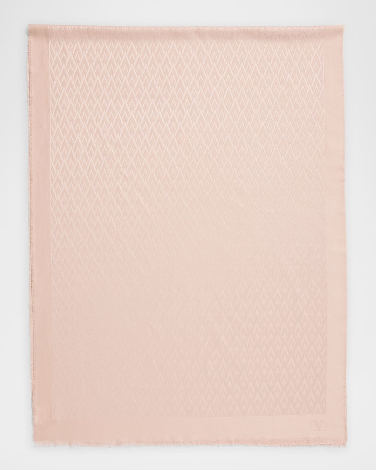 Monogram Silk Blend Scarf