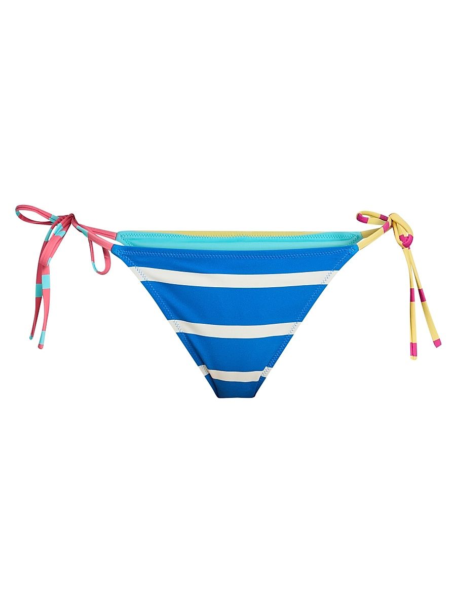 Women's The Iris Reversible Bikini Bottom - Colorblock Stripe - Size XS