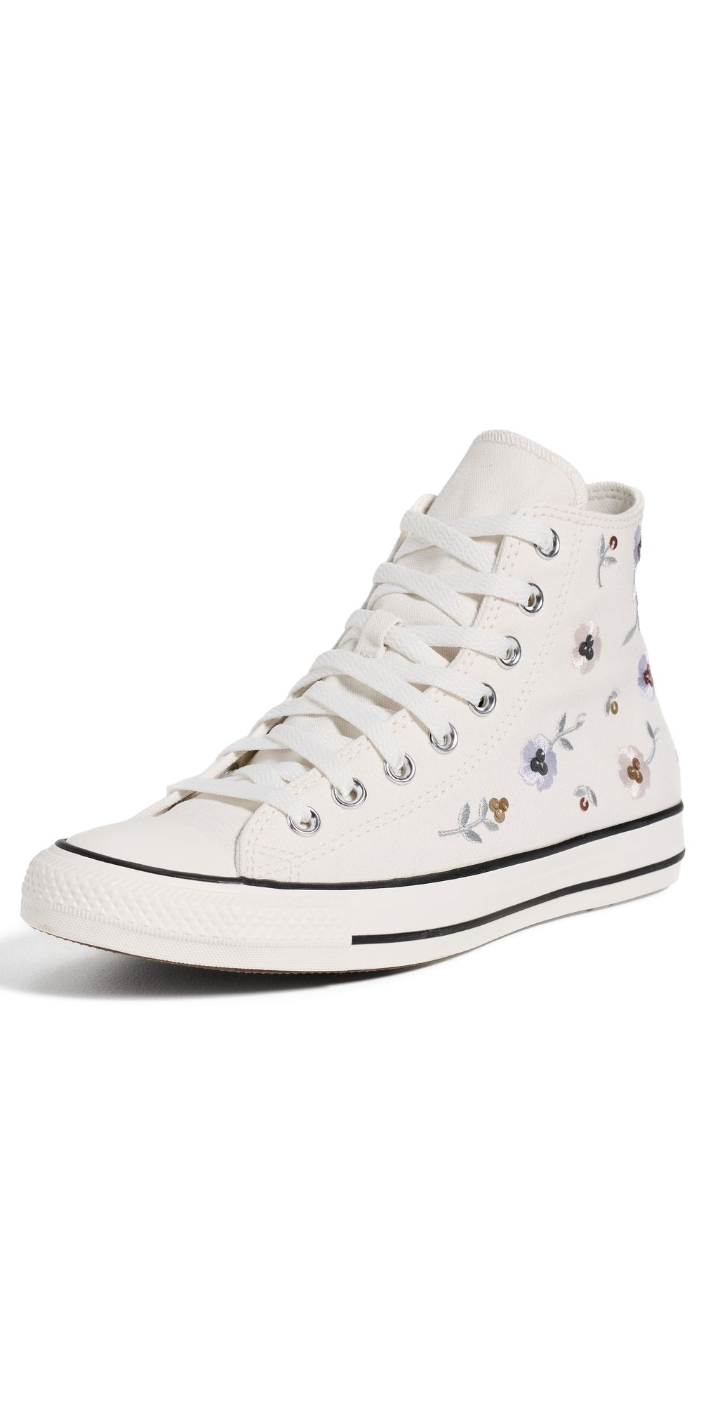 Converse Chuck Taylor All Star Sequin Flowers Vintage White/Black M 3/ W 5