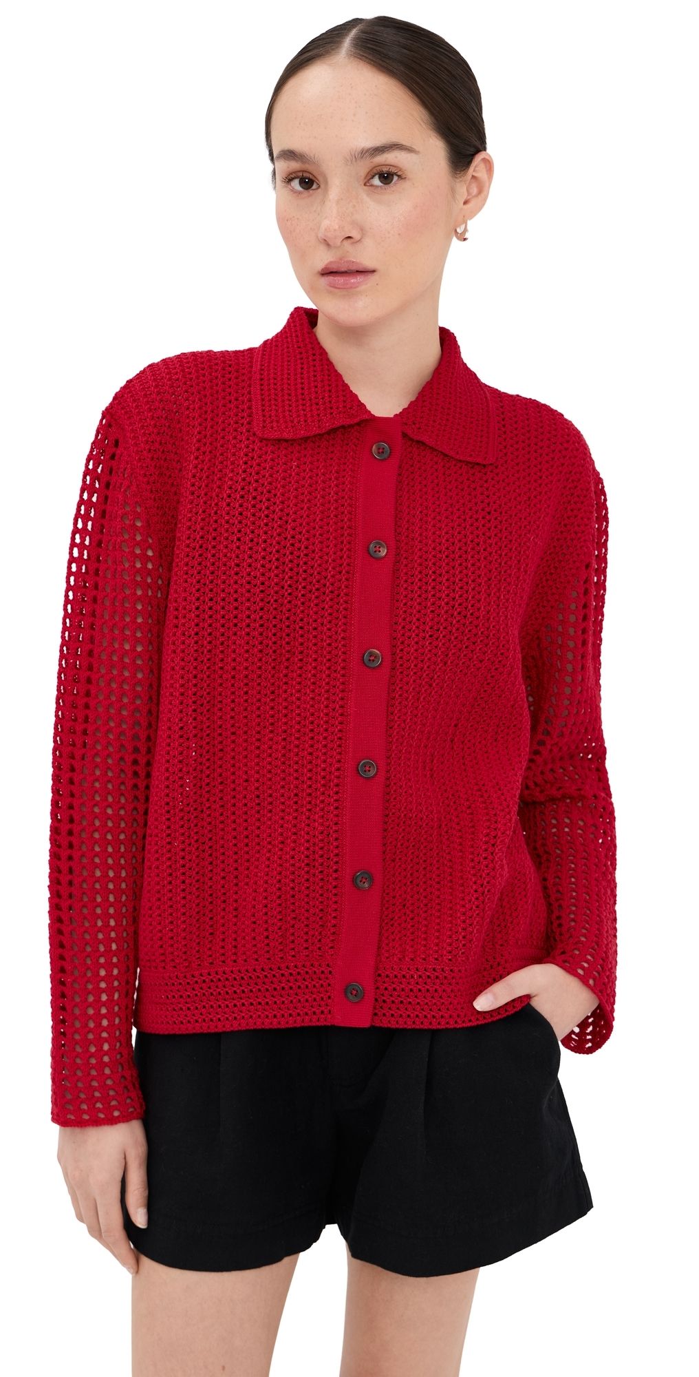 ESCVDO Solar Shirt Apple Red S