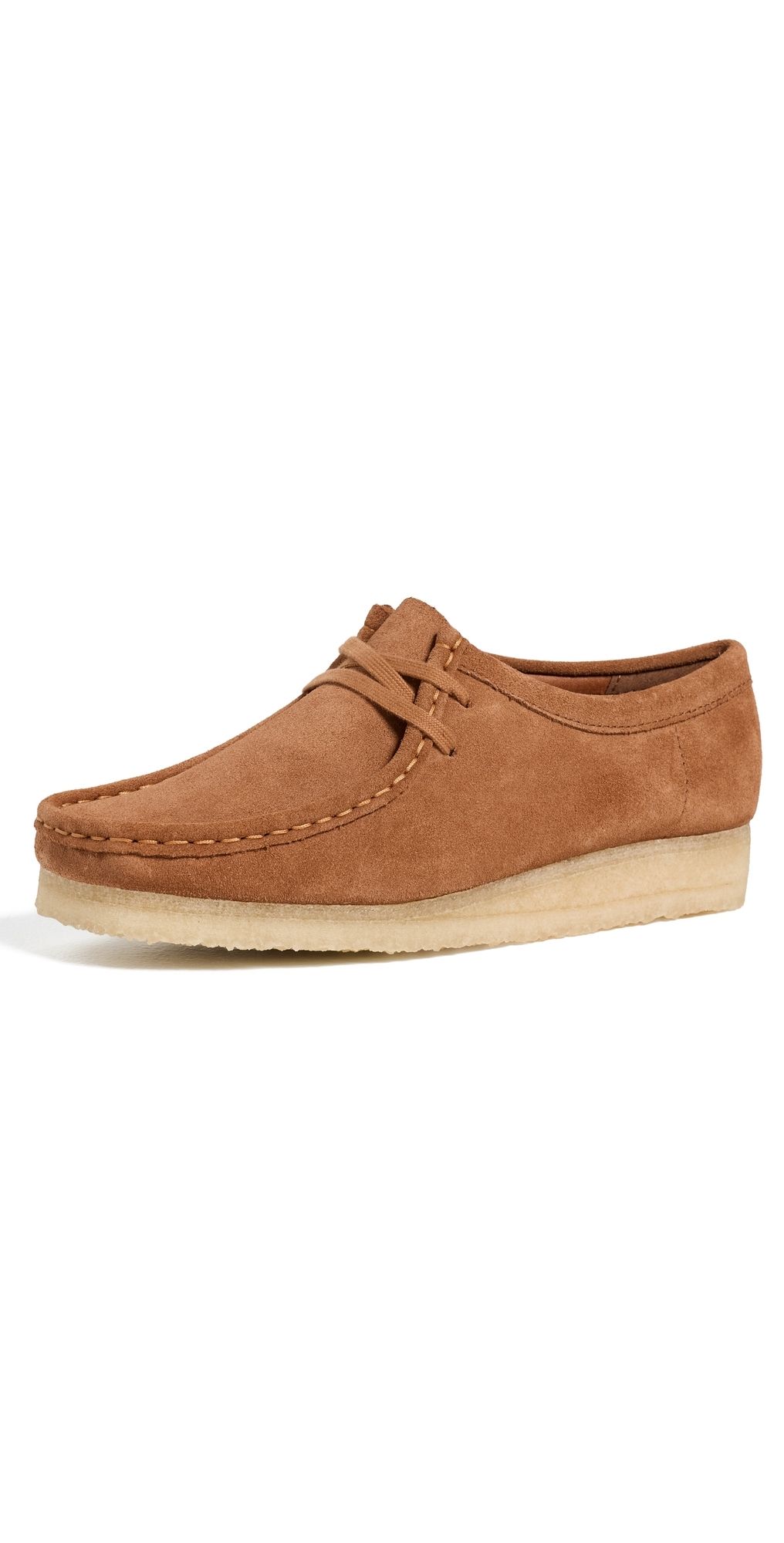 Clarks Wallabee Flats Ginger Suede 6